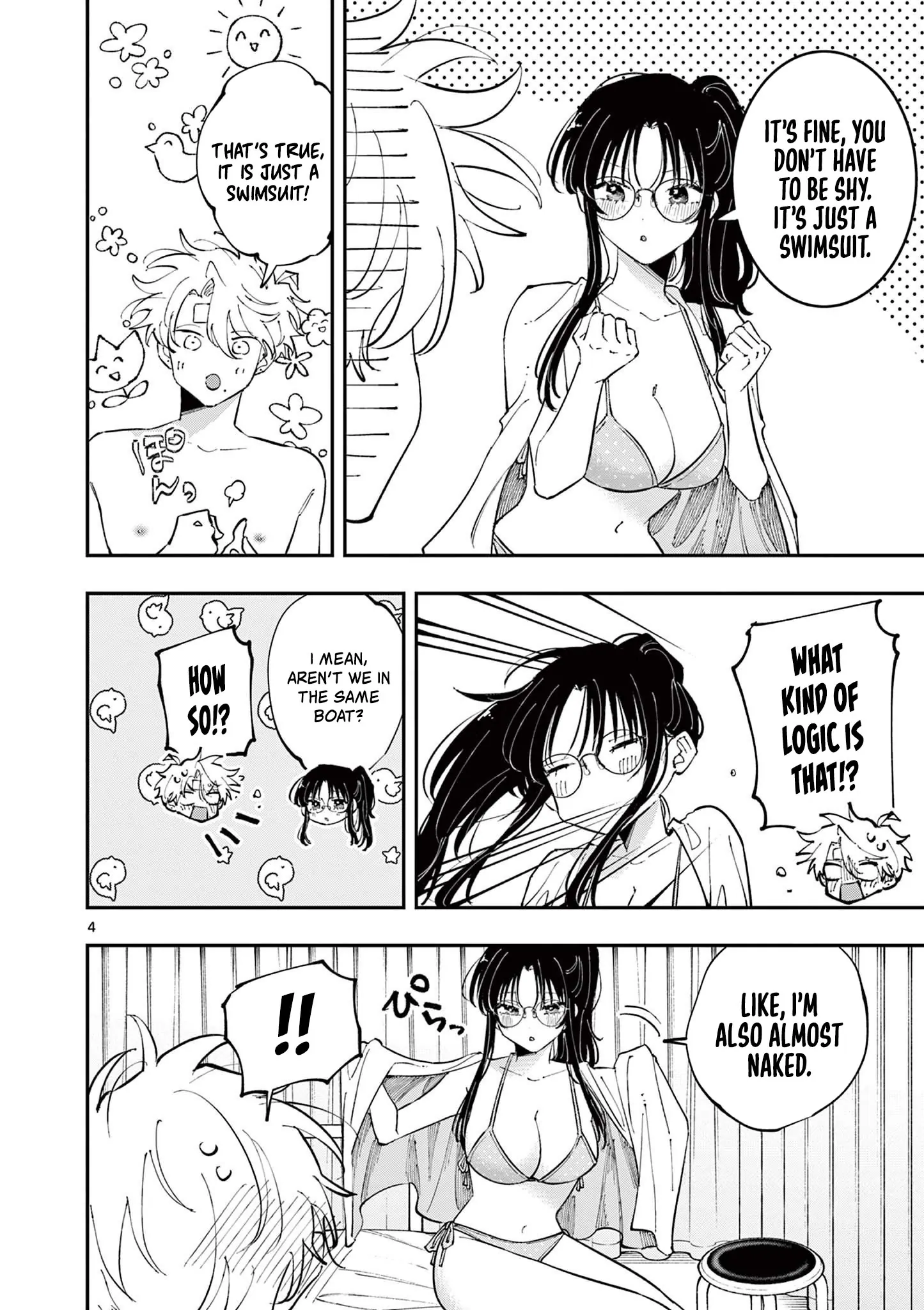 The Person Sitting Next to Me Looking at Me with Perverted Eyes Chapter 74 - page 4