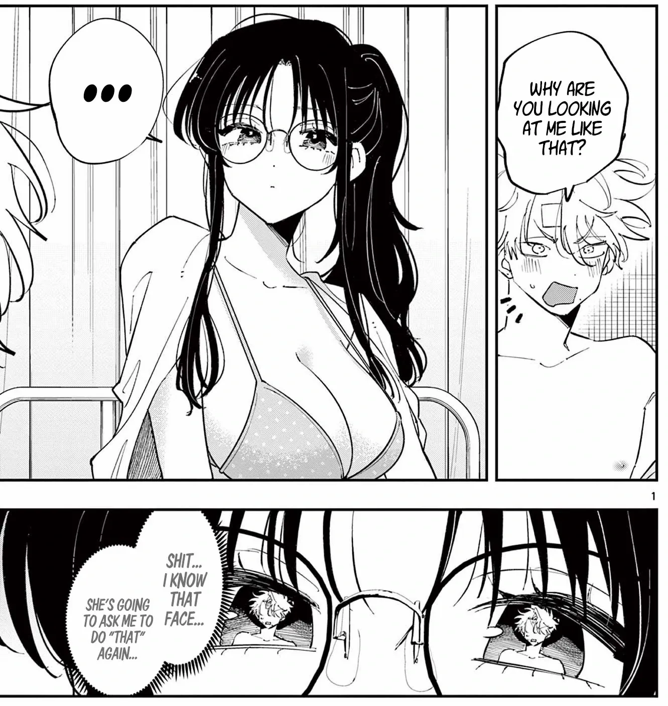 The Person Sitting Next to Me Looking at Me with Perverted Eyes Chapter 74 - page 9