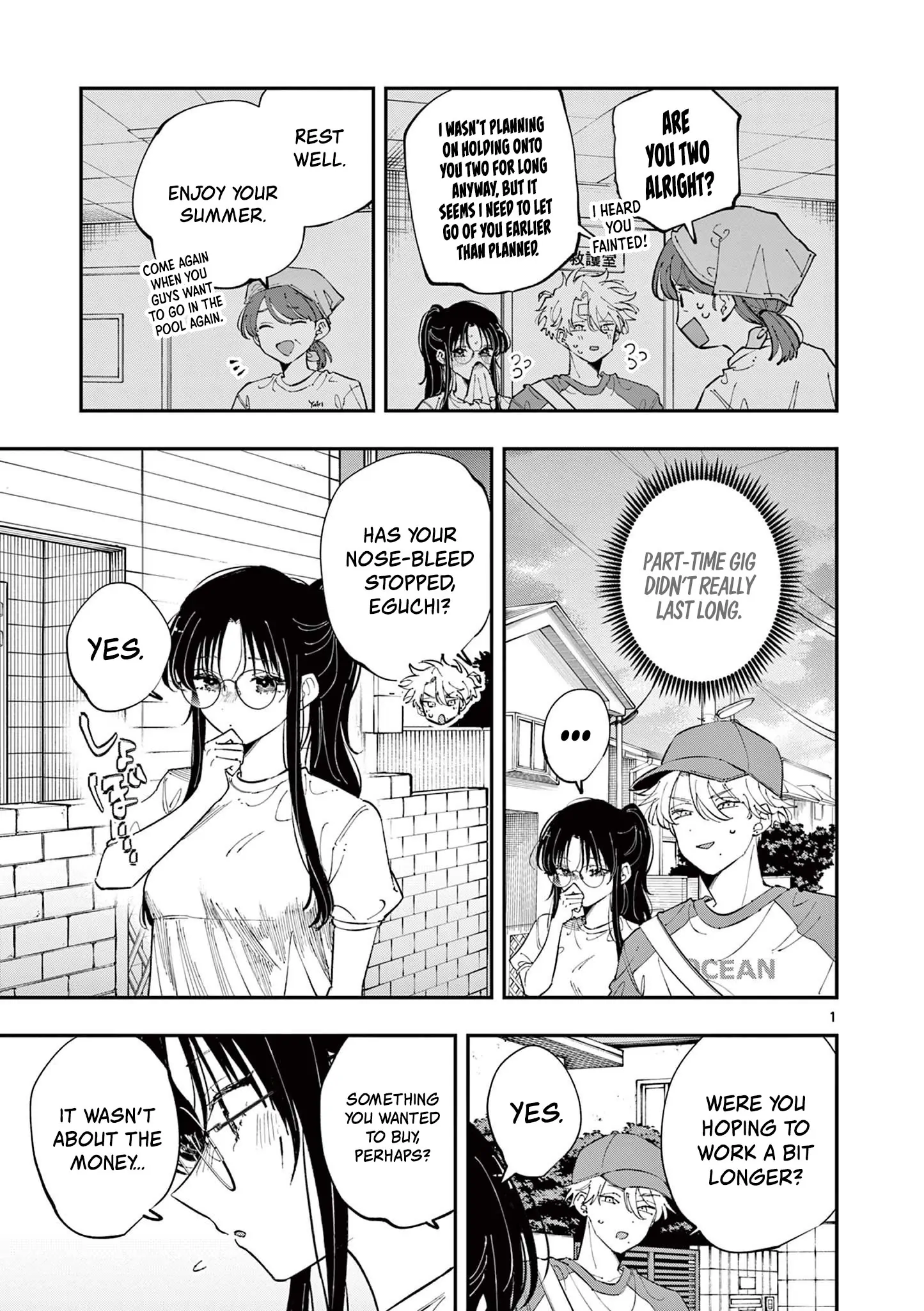The Person Sitting Next to Me Looking at Me with Perverted Eyes Chapter 75 - page 1