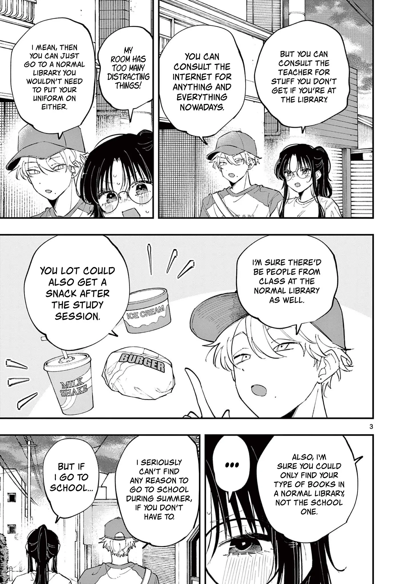 The Person Sitting Next to Me Looking at Me with Perverted Eyes Chapter 75 - page 3