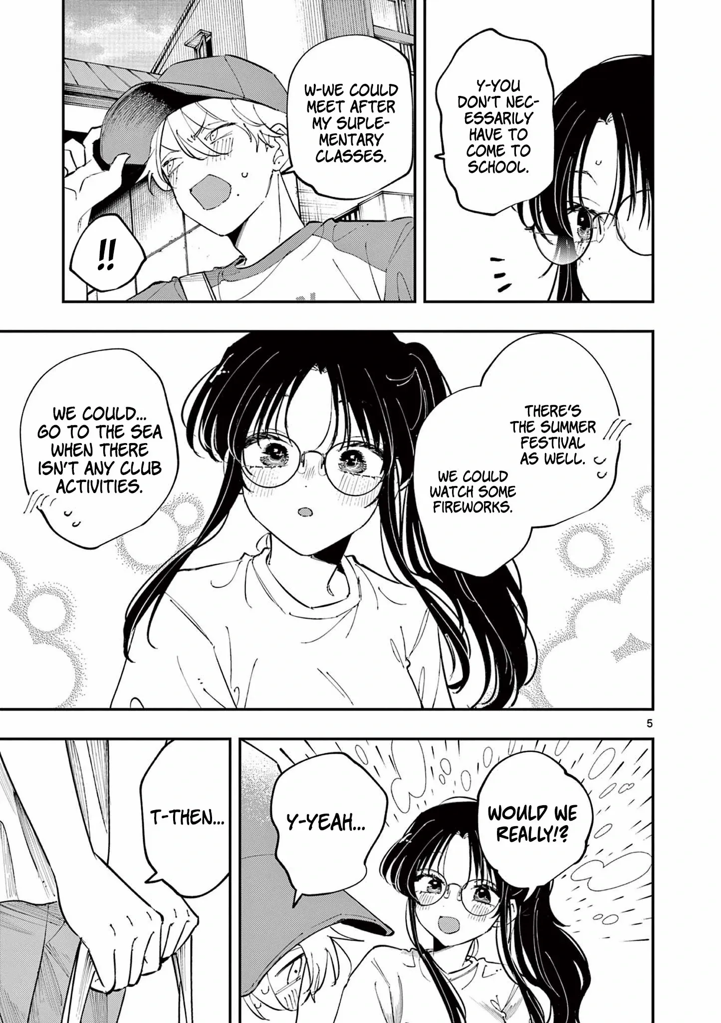 The Person Sitting Next to Me Looking at Me with Perverted Eyes Chapter 75 - page 5