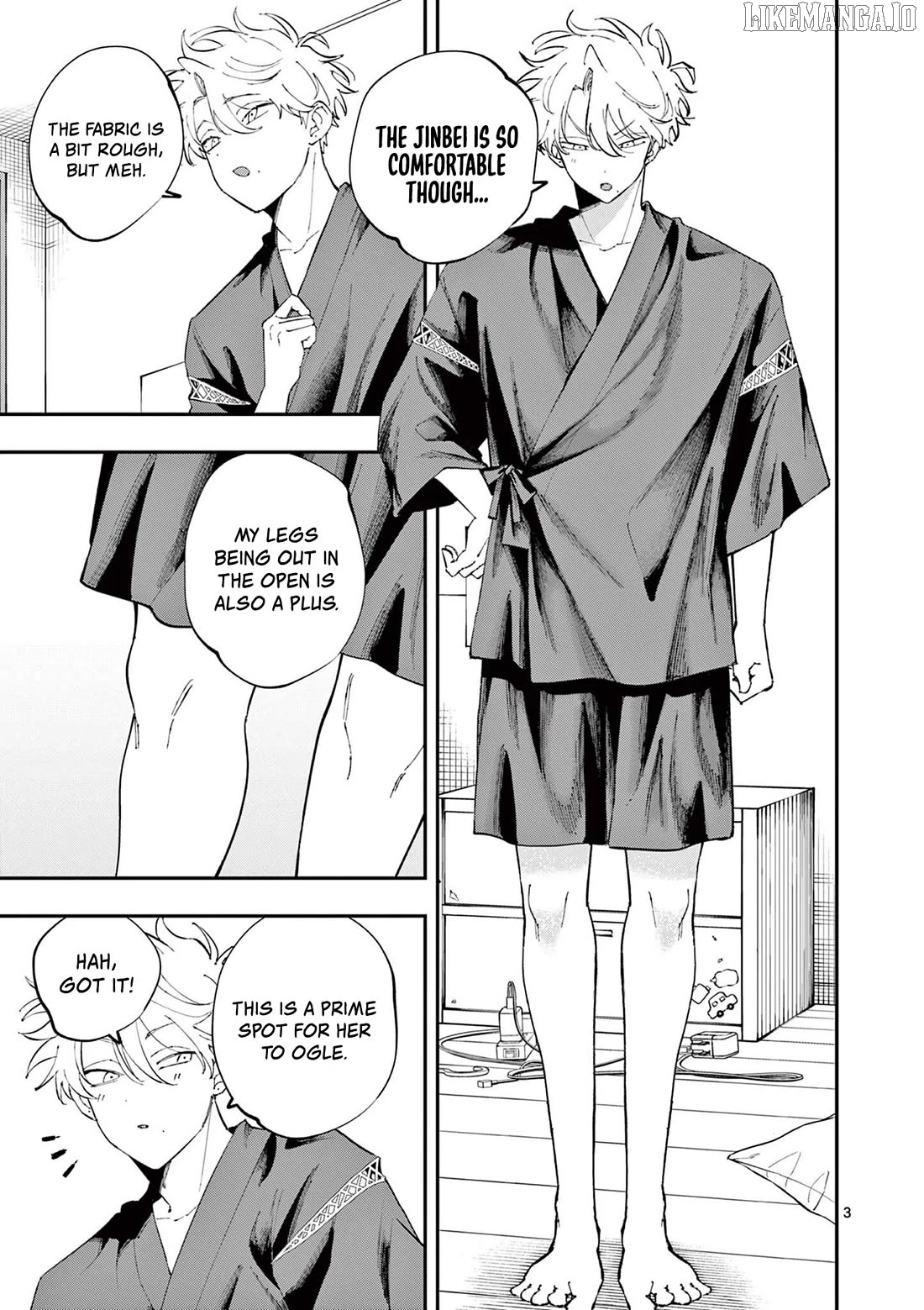 The Person Sitting Next to Me Looking at Me with Perverted Eyes Chapter 76 - page 3