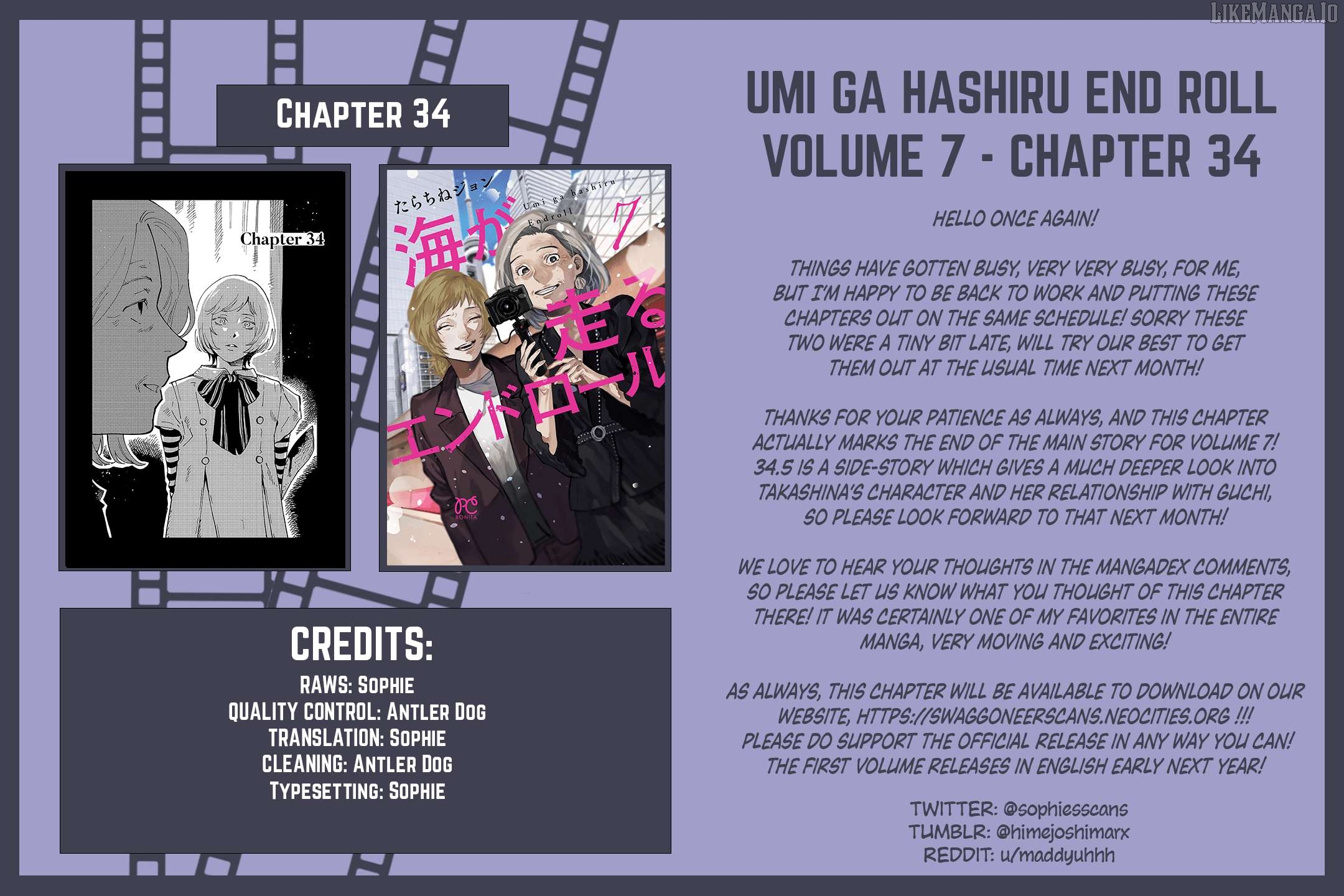 Umi Ga Hashiru End Roll Chapter 34 - page 33