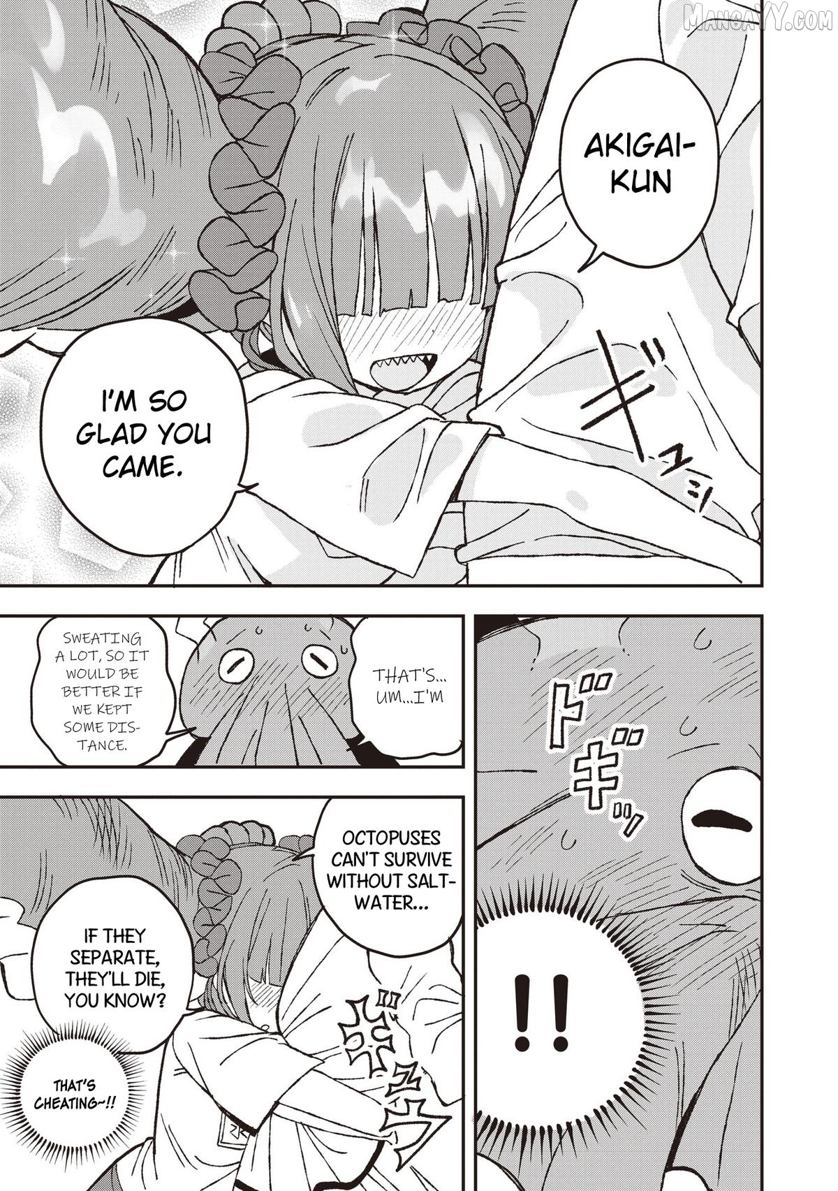 Mizudako-Chan Kara Wa Nigerarenai! Chapter 28 - page 25