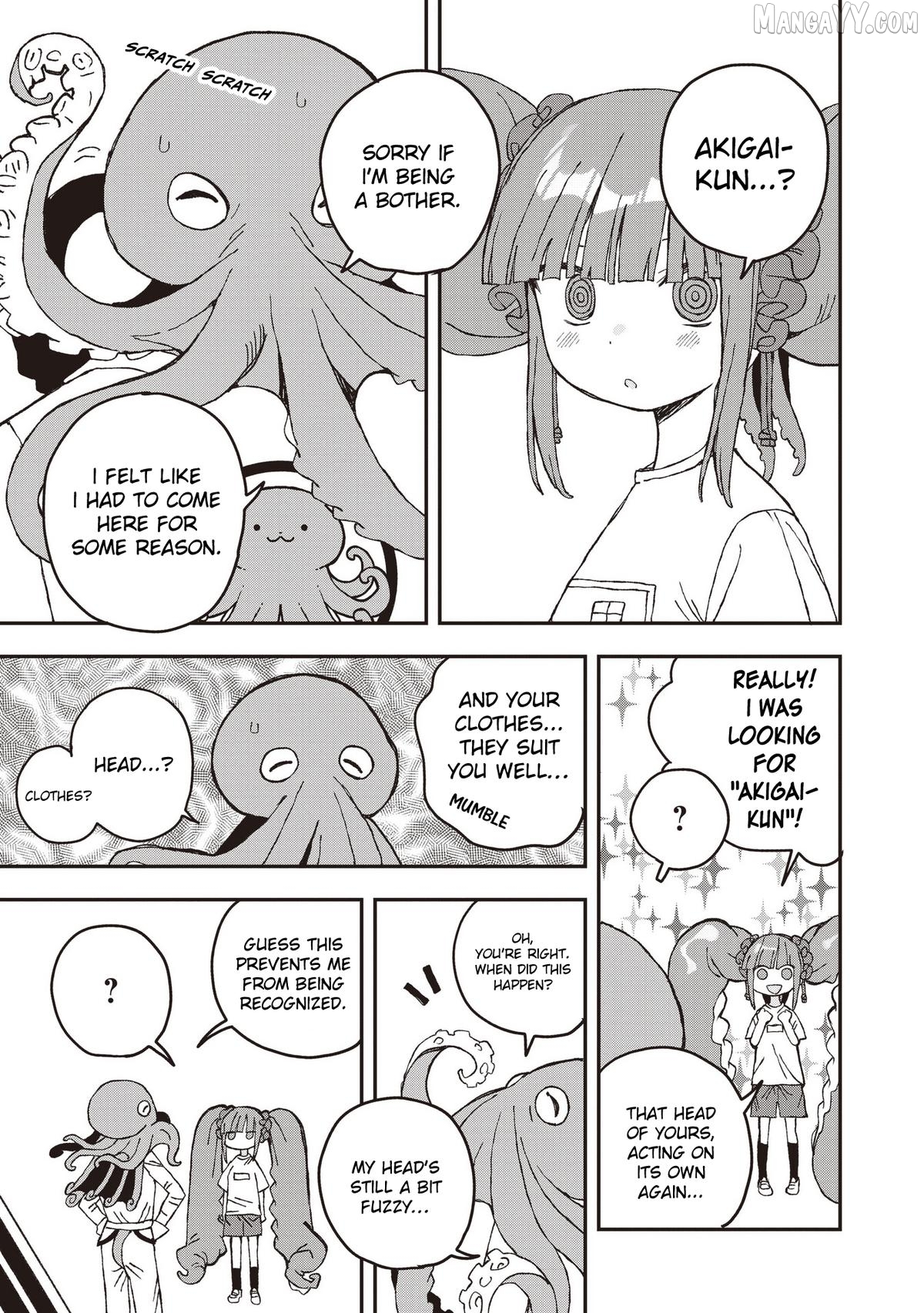 Mizudako-Chan Kara Wa Nigerarenai! Chapter 28 - page 7
