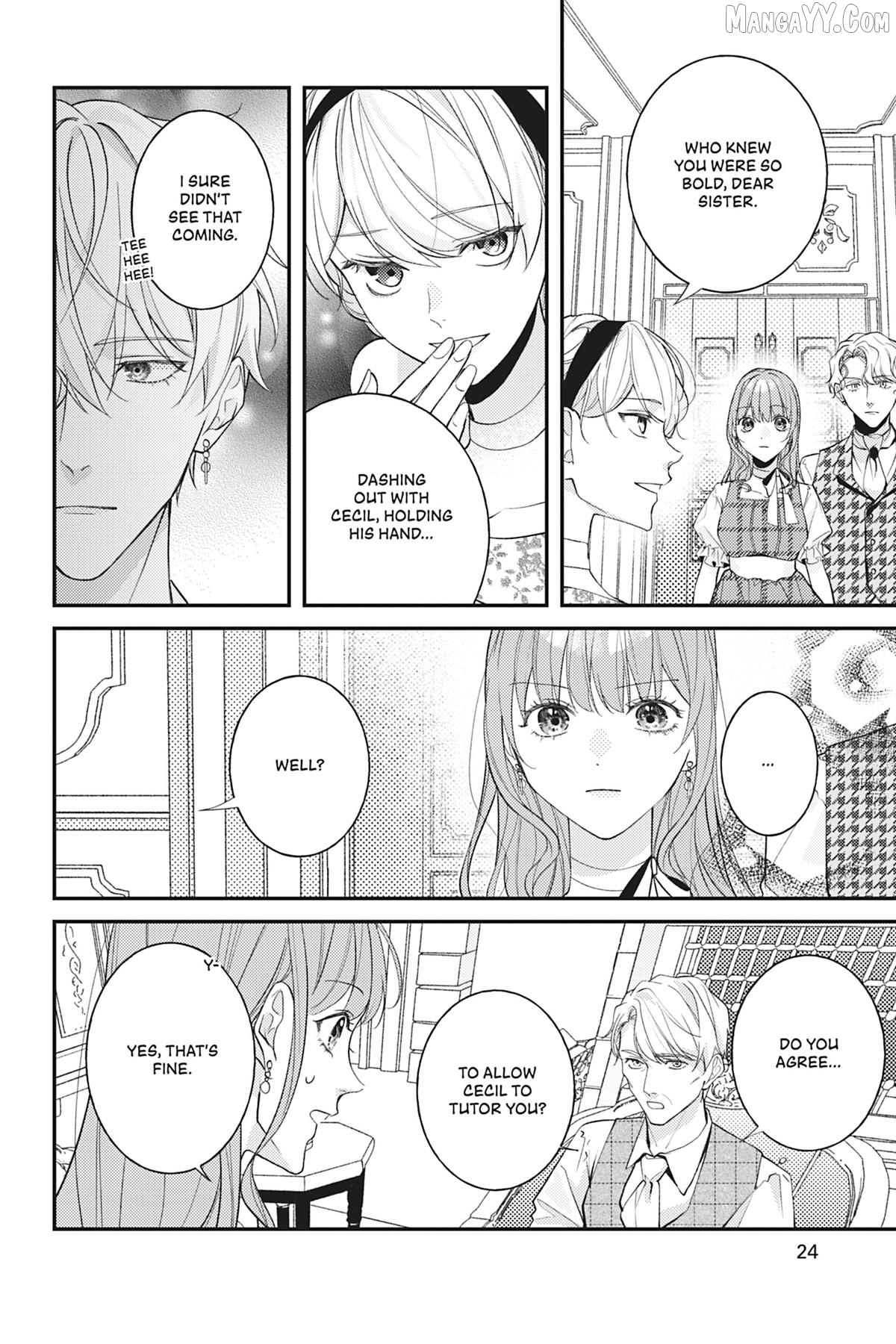 I Was Reincarnated as the Heroine on the Verge of a Bad Ending, and I'm Determined to Fall in Love! Chapter 25 - page 24