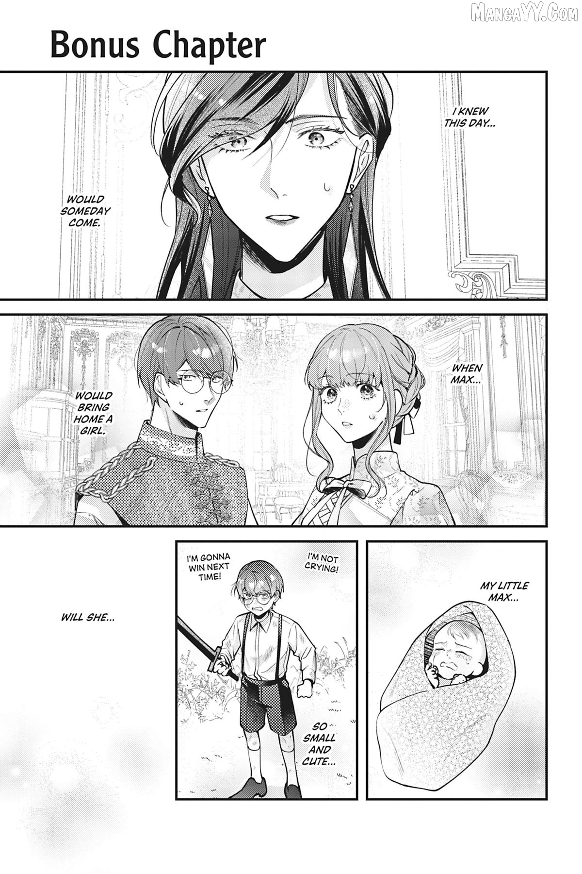 I Was Reincarnated as the Heroine on the Verge of a Bad Ending, and I'm Determined to Fall in Love! Chapter 29.5 - page 1