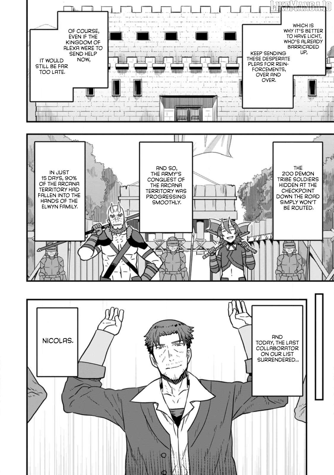 Isekai Saikyou no Yome desu ga, Yoru no Tatakai wa Ore no Hou ga Tsuyoi You desu ~Chiryaku o Ikashite Nariagaru Harem Senki~ Chapter 26 - page 26