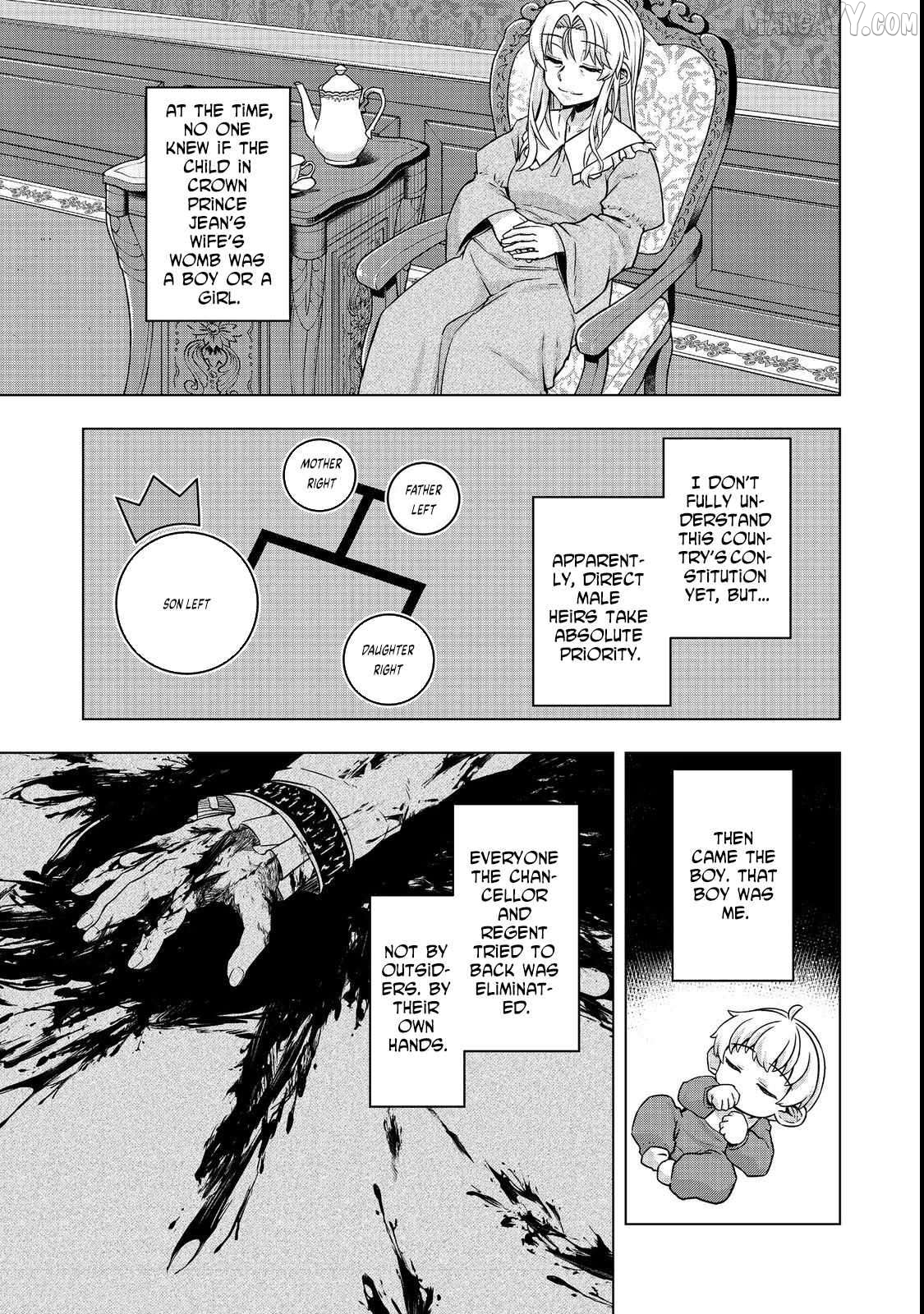 Tensei Shitara Koutei deshita ~Umare Nagara no Koutei wa Kono Saki Ikinokoreru ka~@COMIC Chapter 7 - page 9