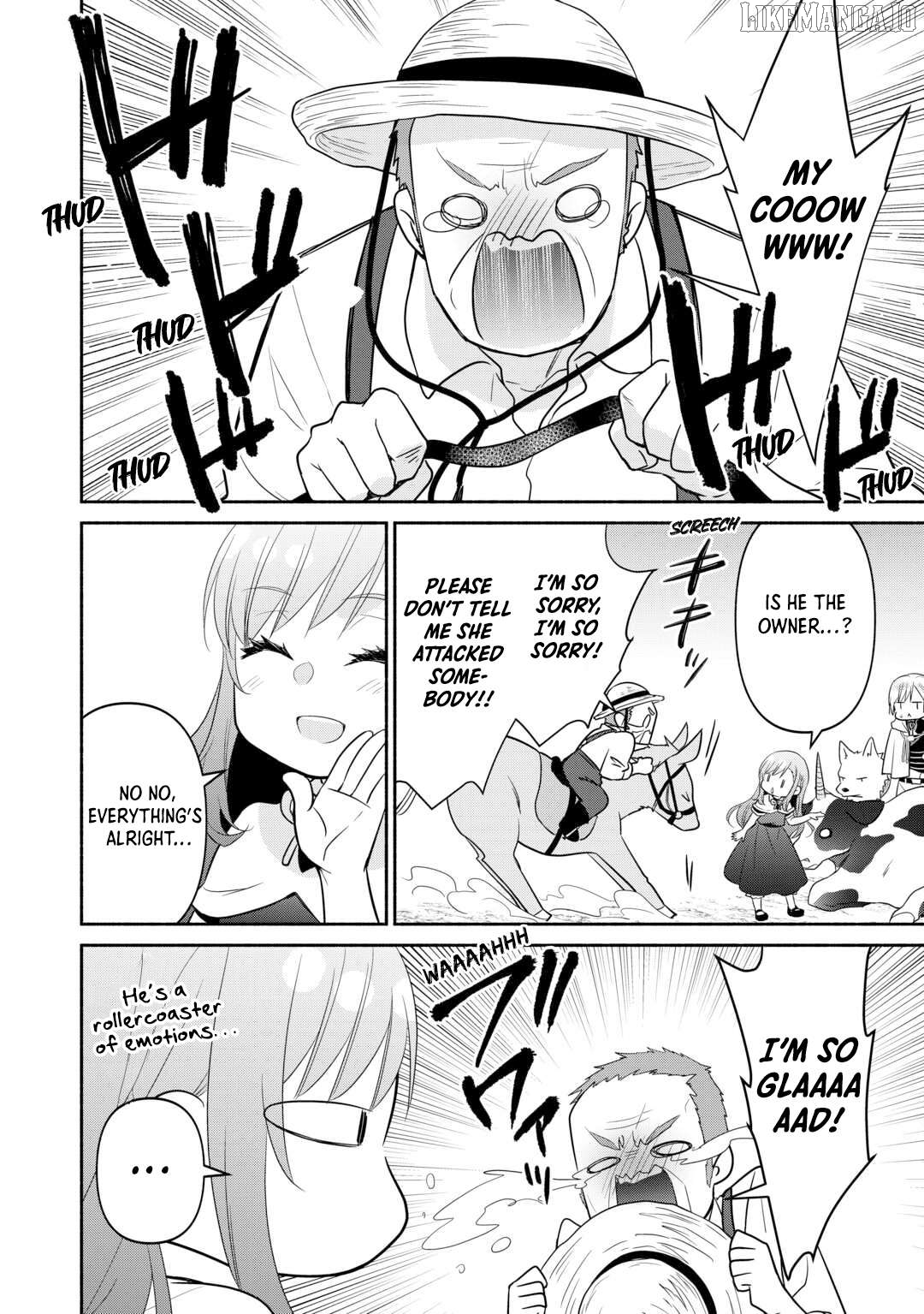 Tensei Youjo. Kamikemono to Ouji to, Saikyou no Ojisan Youhei-dan no Naka de Ikiru. Chapter 26 - page 4