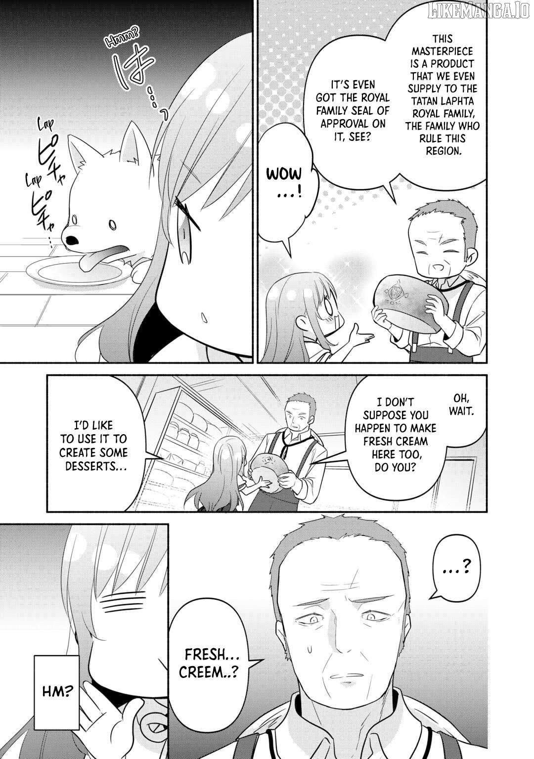 Tensei Youjo. Kamikemono to Ouji to, Saikyou no Ojisan Youhei-dan no Naka de Ikiru. Chapter 26 - page 7