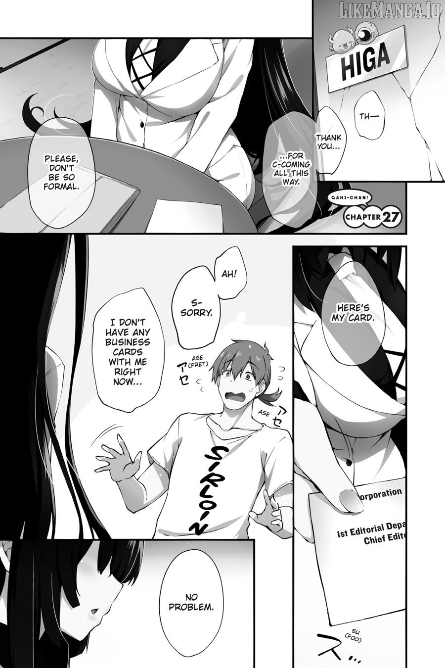 Gahi-Chan! - Manga Chapter 27 - page 1