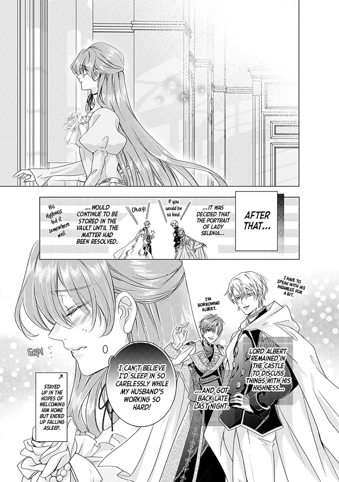My Ice-Rose Husband Said He Only Wants Me to Play the Role of the Next Duchess, but Now He's Stalking Me at Home! Chapter 21.3 - page 1