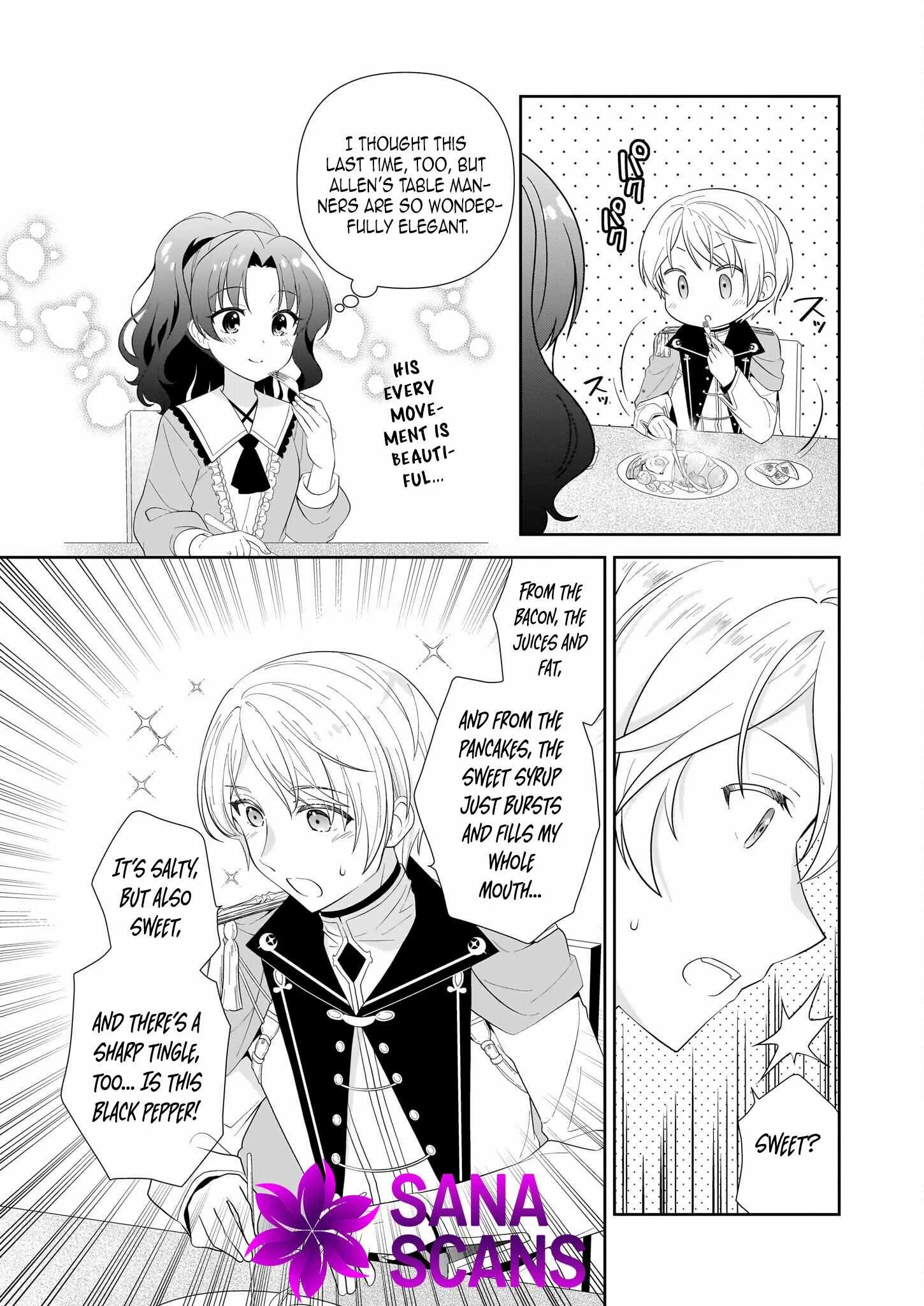Danzaisareta Akuyaku Reijou desu ga, Pan wo Yaitara Seijo ni Job Change Shimashita!? Chapter 4 - page 9