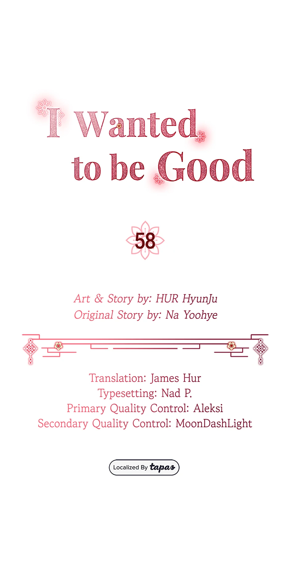 I Want to Live a Good Life Chapter 58 - page 1