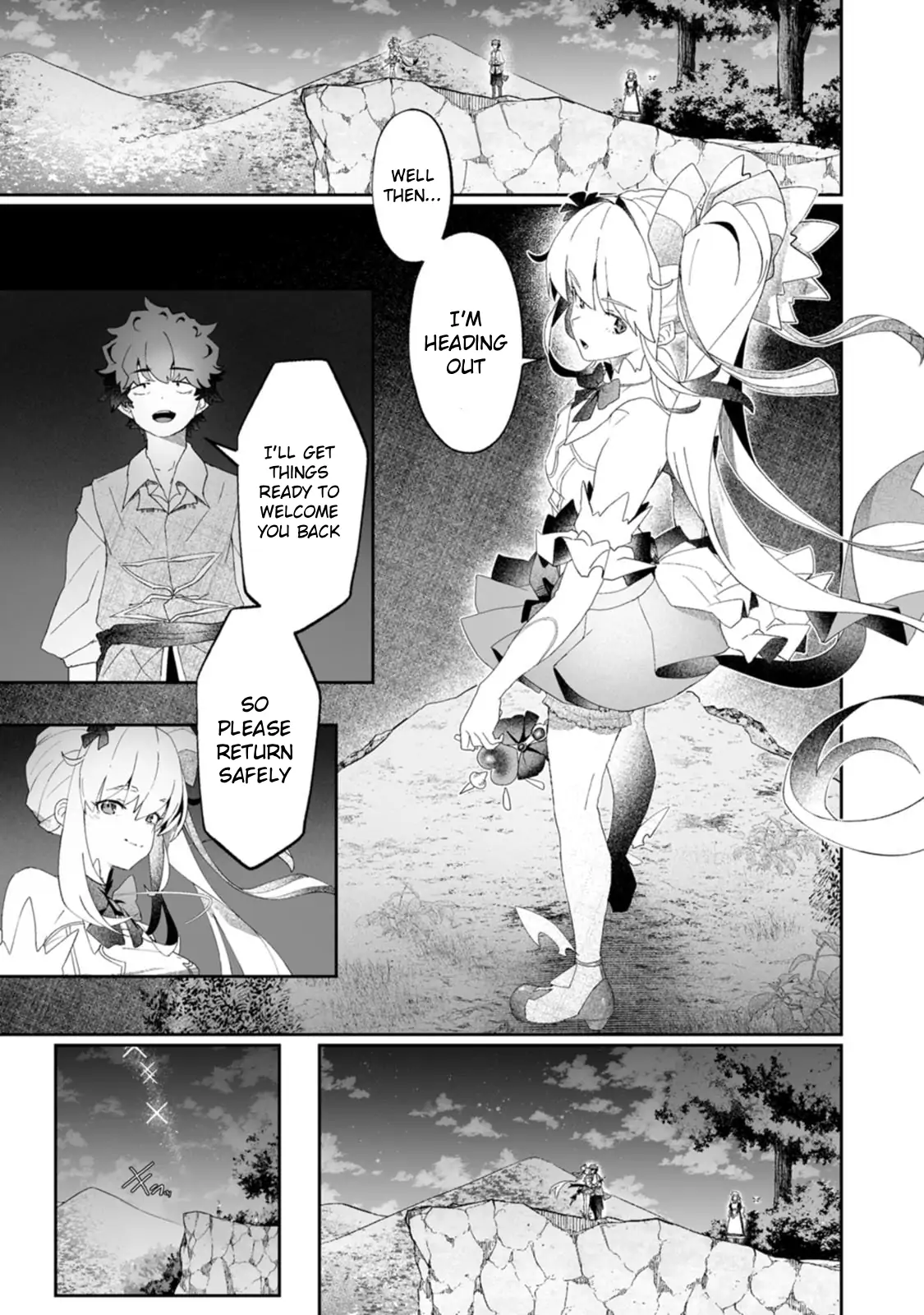 Makutsu no Ou ~Yomei Ikkagetsu no Doutei, Mahou Shoujo Harem o Kizuite Ou e Kunrinsu~ Chapter 8.1 - page 15