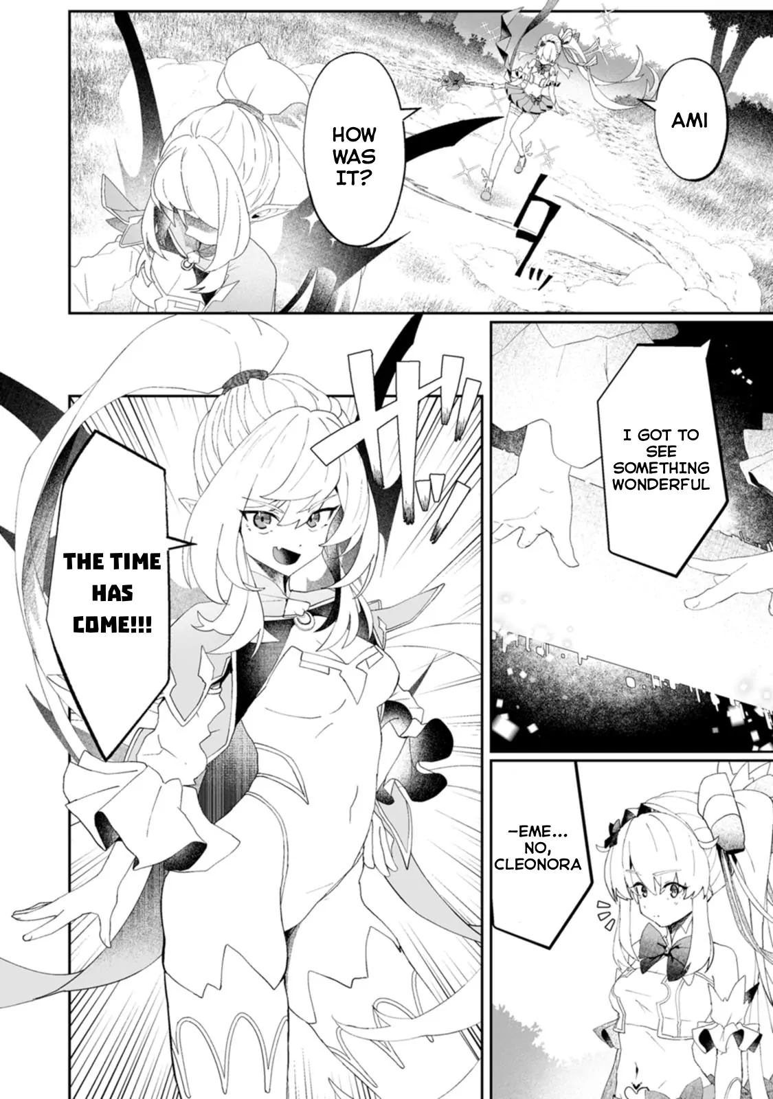 Makutsu no Ou ~Yomei Ikkagetsu no Doutei, Mahou Shoujo Harem o Kizuite Ou e Kunrinsu~ Chapter 8.1 - page 6
