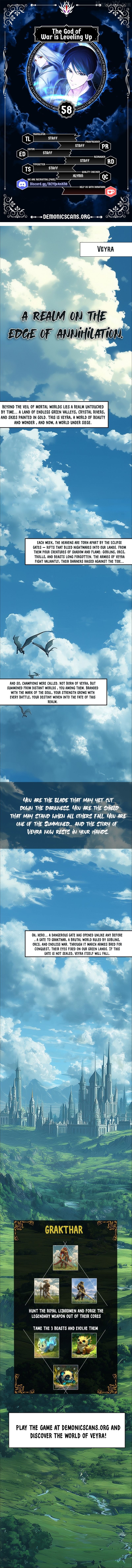 The God of War is Leveling Up Chapter 58 - page 1