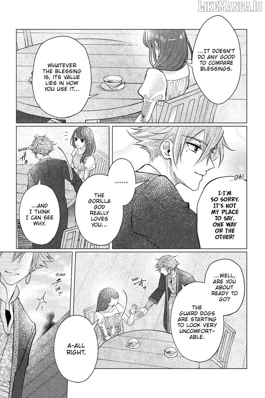 The young lady, who was blessed by the Gorilla God, is adored in the Royal Knight Order. Chapter 23 - page 10