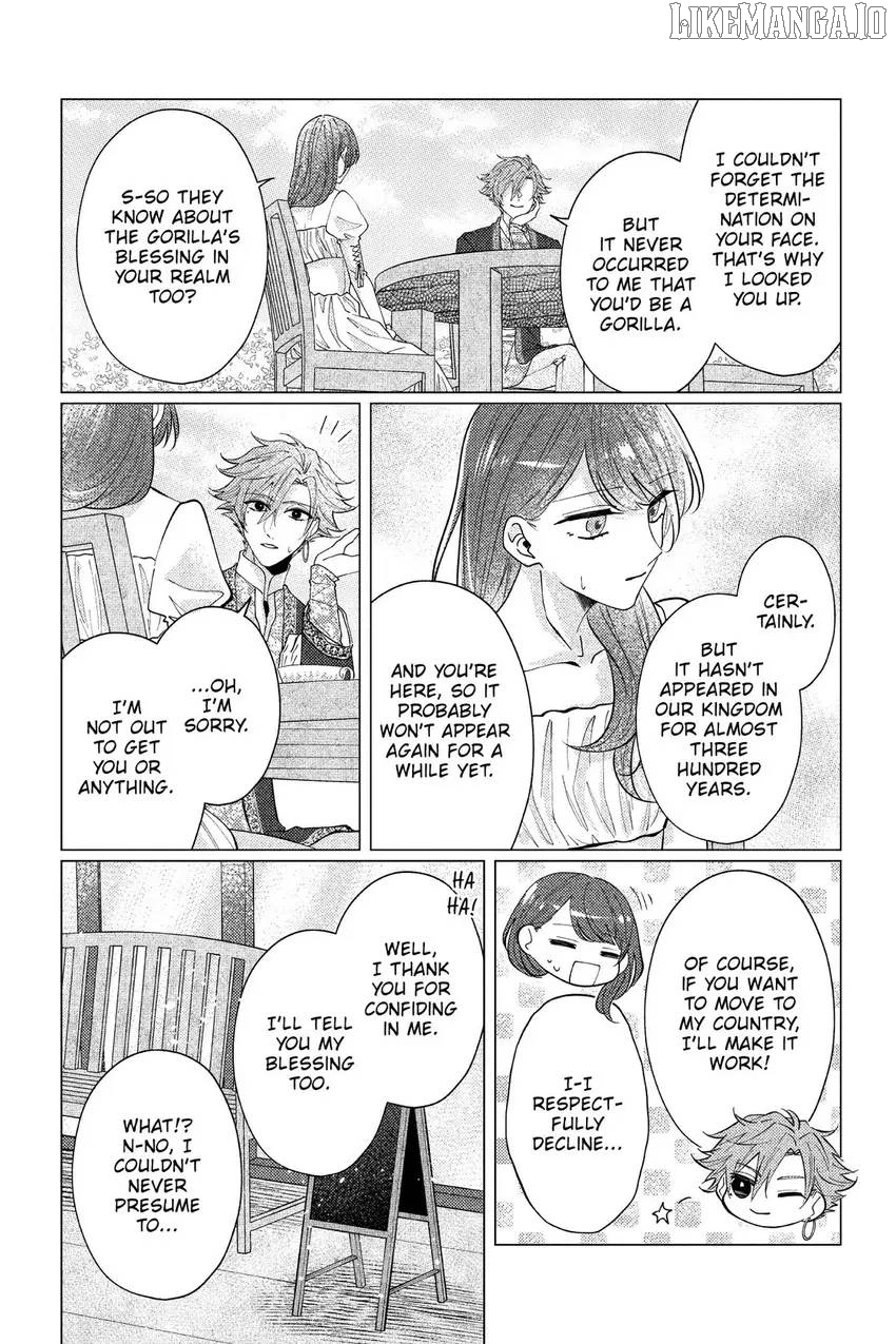 The young lady, who was blessed by the Gorilla God, is adored in the Royal Knight Order. Chapter 23 - page 7