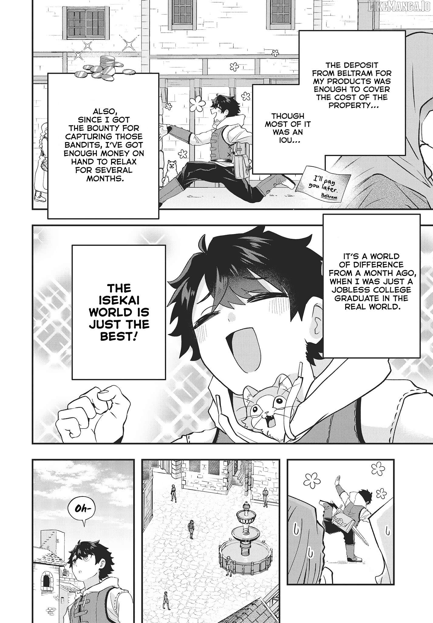 Muteki Shounin no Isekai Nariagari Monogatari ~Gendai no Seihin o Jizai ni Toriyoseru Sukiru ga Aru Node Isekai de wa Rakushoudesu~ Chapter 16 - page 12