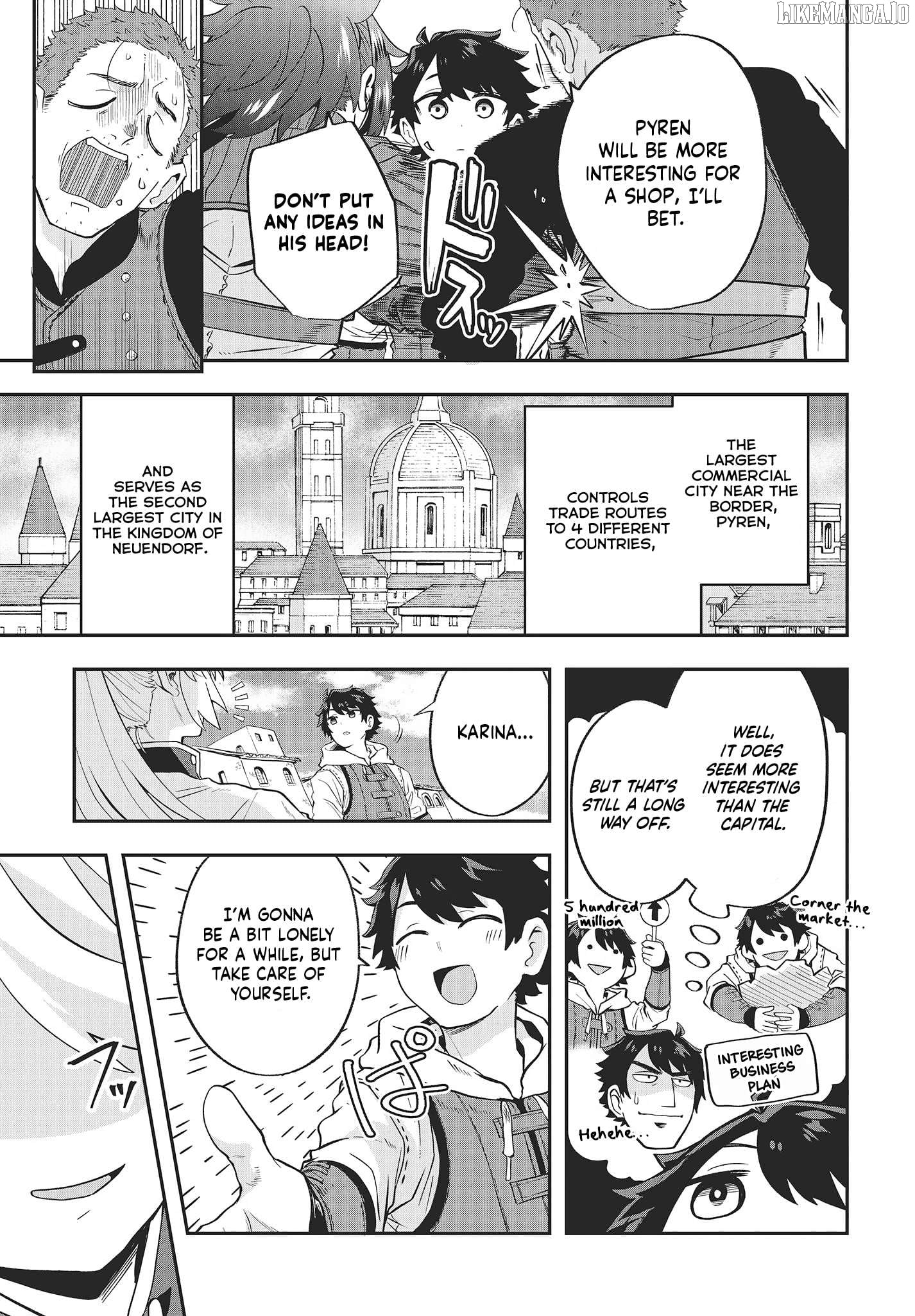 Muteki Shounin no Isekai Nariagari Monogatari ~Gendai no Seihin o Jizai ni Toriyoseru Sukiru ga Aru Node Isekai de wa Rakushoudesu~ Chapter 16 - page 3