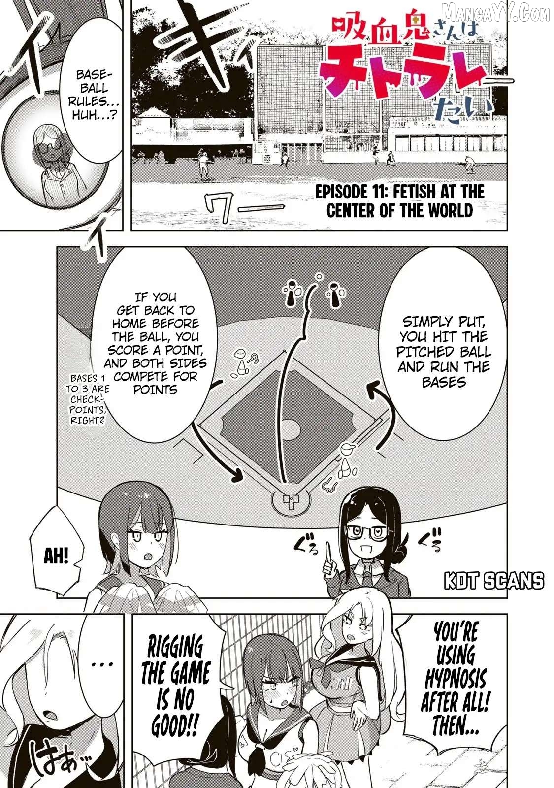 Kyuuketsuki-san wa Chitoraretai Chapter 11 - page 2