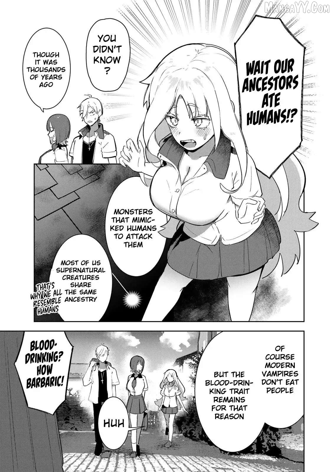Kyuuketsuki-san wa Chitoraretai Chapter 12 - page 4