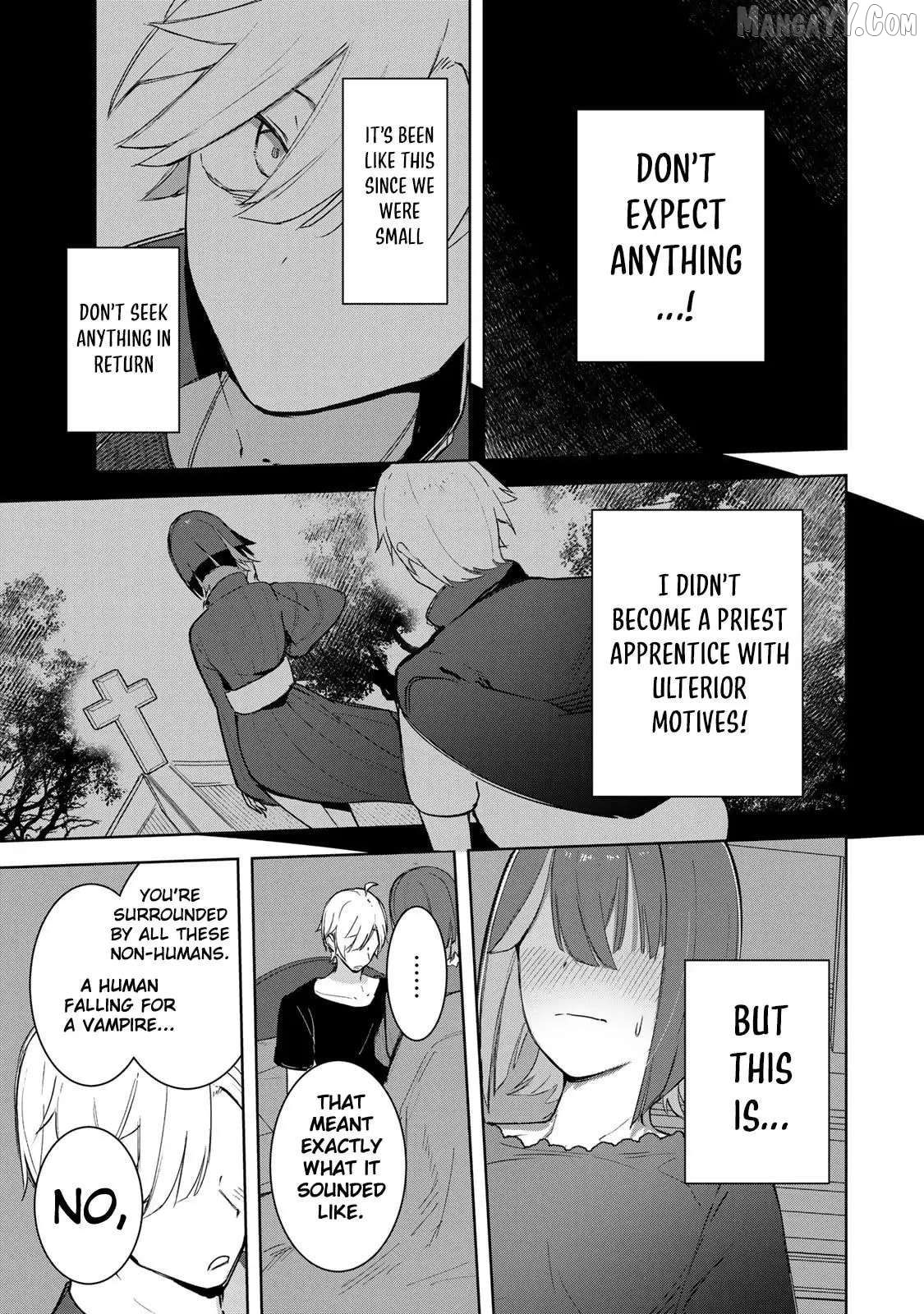 Kyuuketsuki-san wa Chitoraretai Chapter 14 - page 16