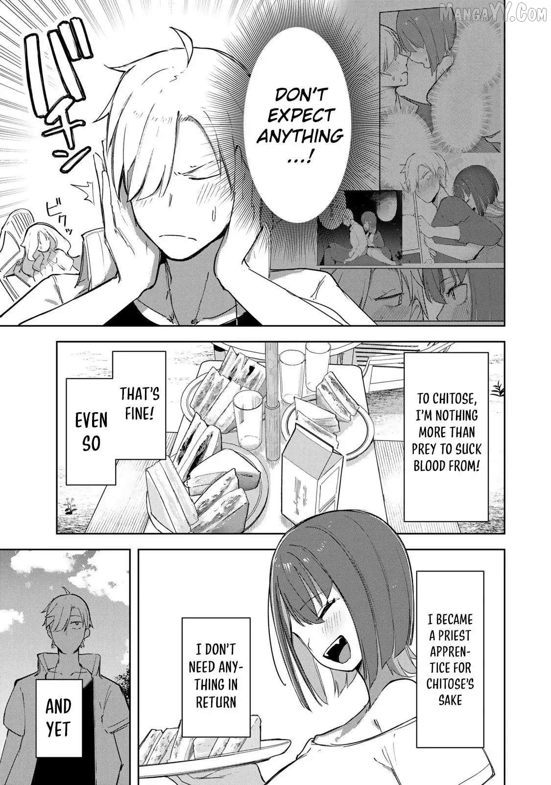 Kyuuketsuki-san wa Chitoraretai Chapter 14 - page 4