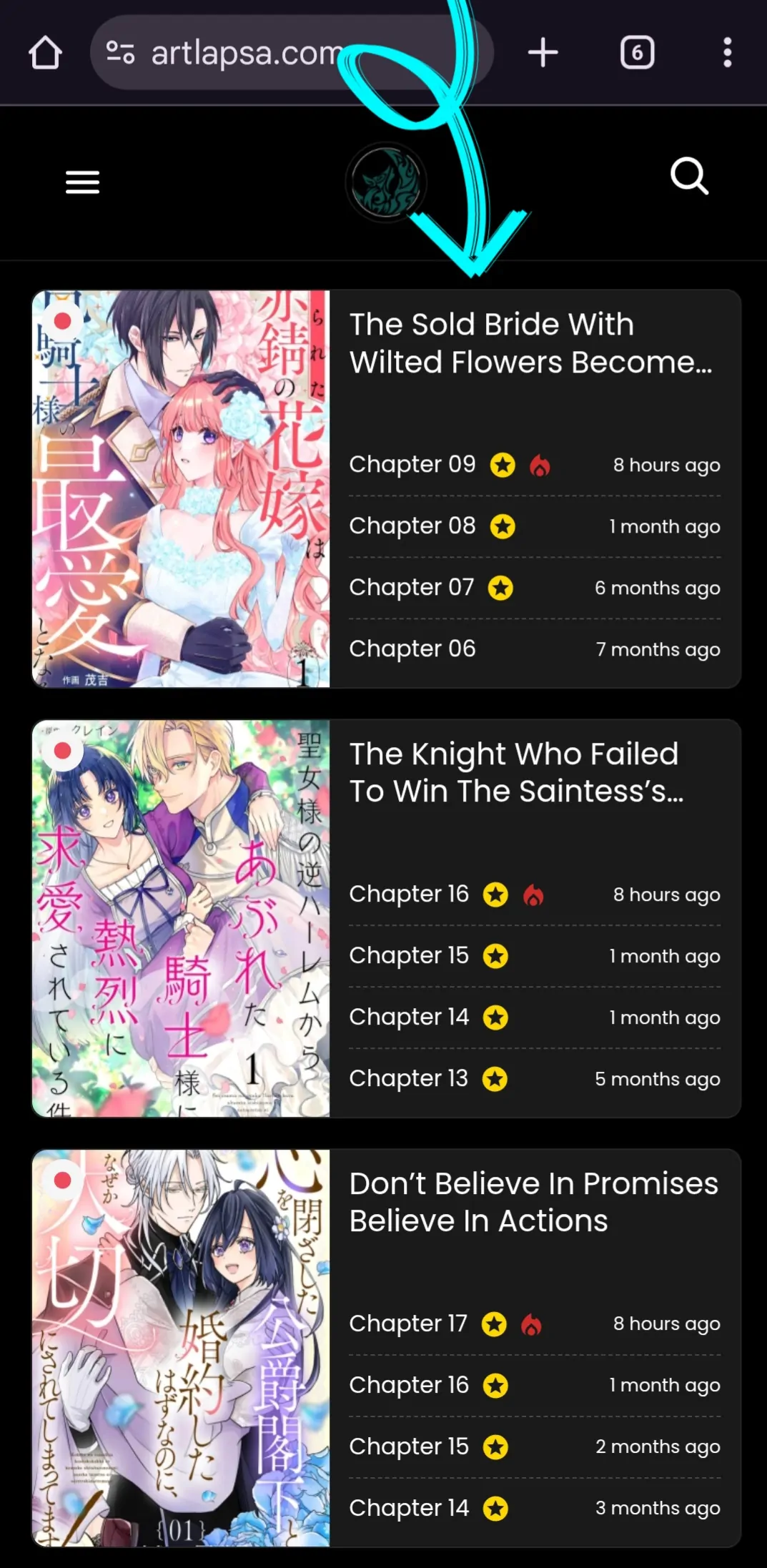 Ura reta akasabi no hanayome wa ryuu kishi-sama no saiai to naru Chapter 6 - page 1