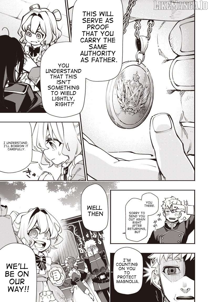 Tensei Arasaa Joshi no Kotoyo Kaikatsu - Seiryaku Kekkon wa Iya na no de, Zatsugaku Chishiki de Tanoshii Kaikaku Life wo Kekkou Shichaimasu! Chapter 15 - page 28