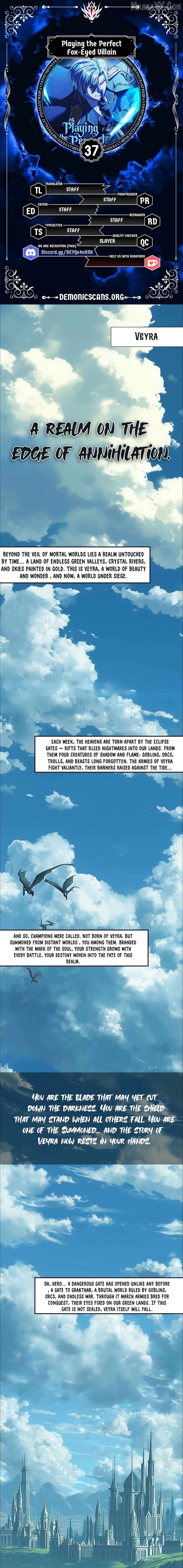 Playing the Perfect Fox-Eyed Villain Chapter 37 - page 1