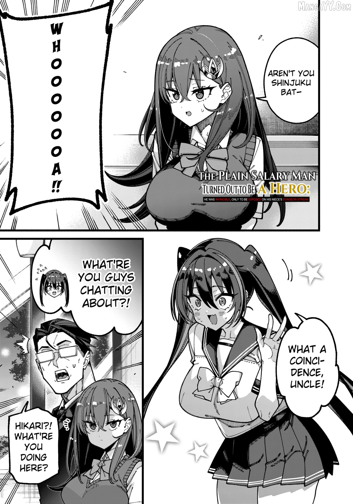 Jimi na Ojisan, Jitsu wa Eiyu Datta. -Jikaku ga Nai mama Muso Shitetara, Mei no Dungeon Haishin de Sarasareteta yo desu Chapter 21 - page 1