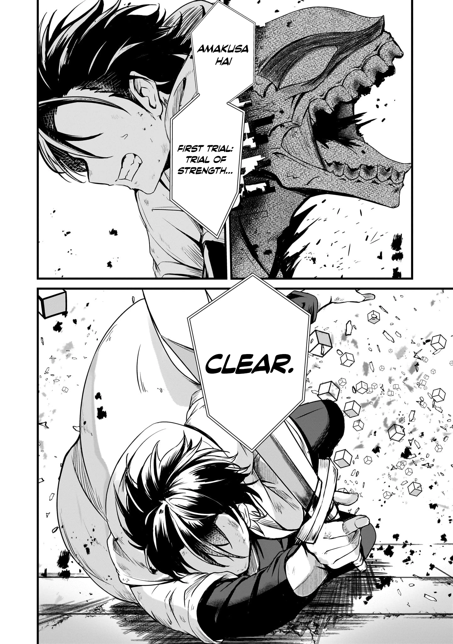 Hai no Sekai wa Kami no Me de irodzuku ～Ore dake mieru Status de, Saijaku kara Saikyou e kakeagaru ~ Chapter 2 - page 38