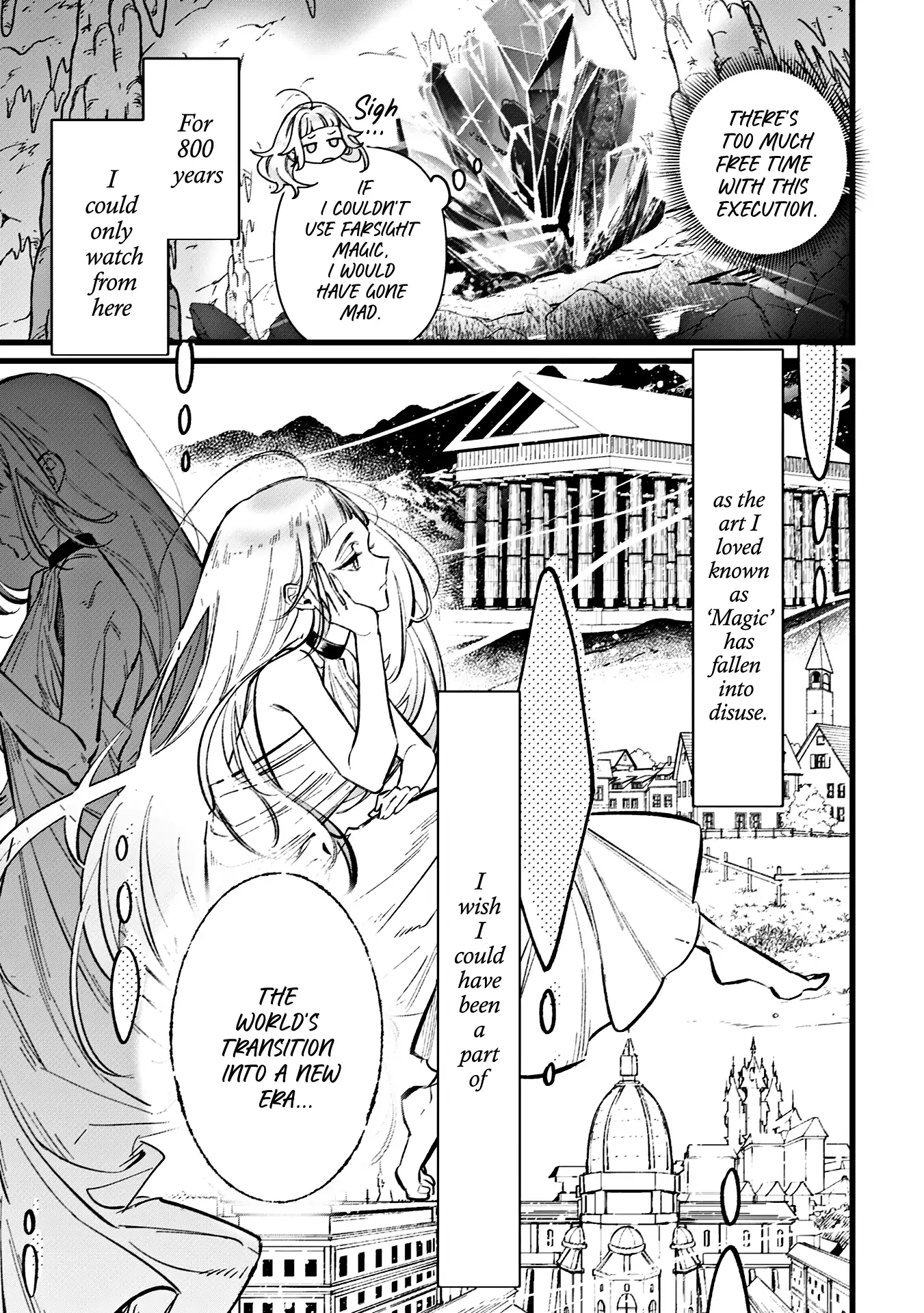 Doteihen Reijou ni Hyoui Shita 800-nen Mae no Akujo wa Hissori Seishun o Tanoshinde Iru Chapter 1 - page 8