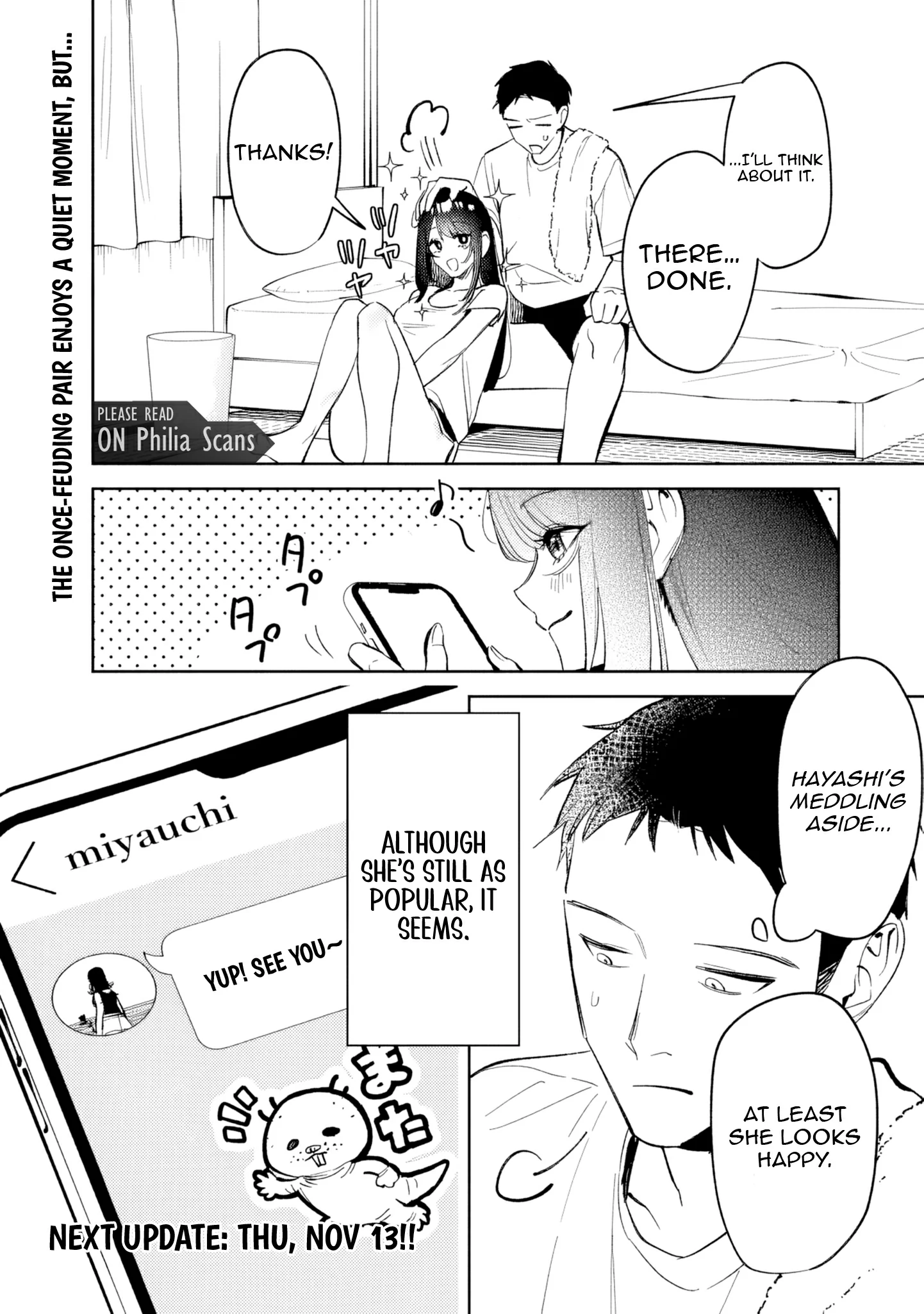 Living together with the queen from my high school days Chapter 24 - page 18