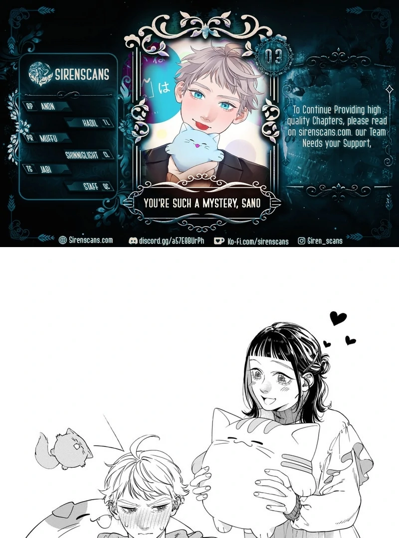 You're such a mystery, Sano. Chapter 3 - page 1