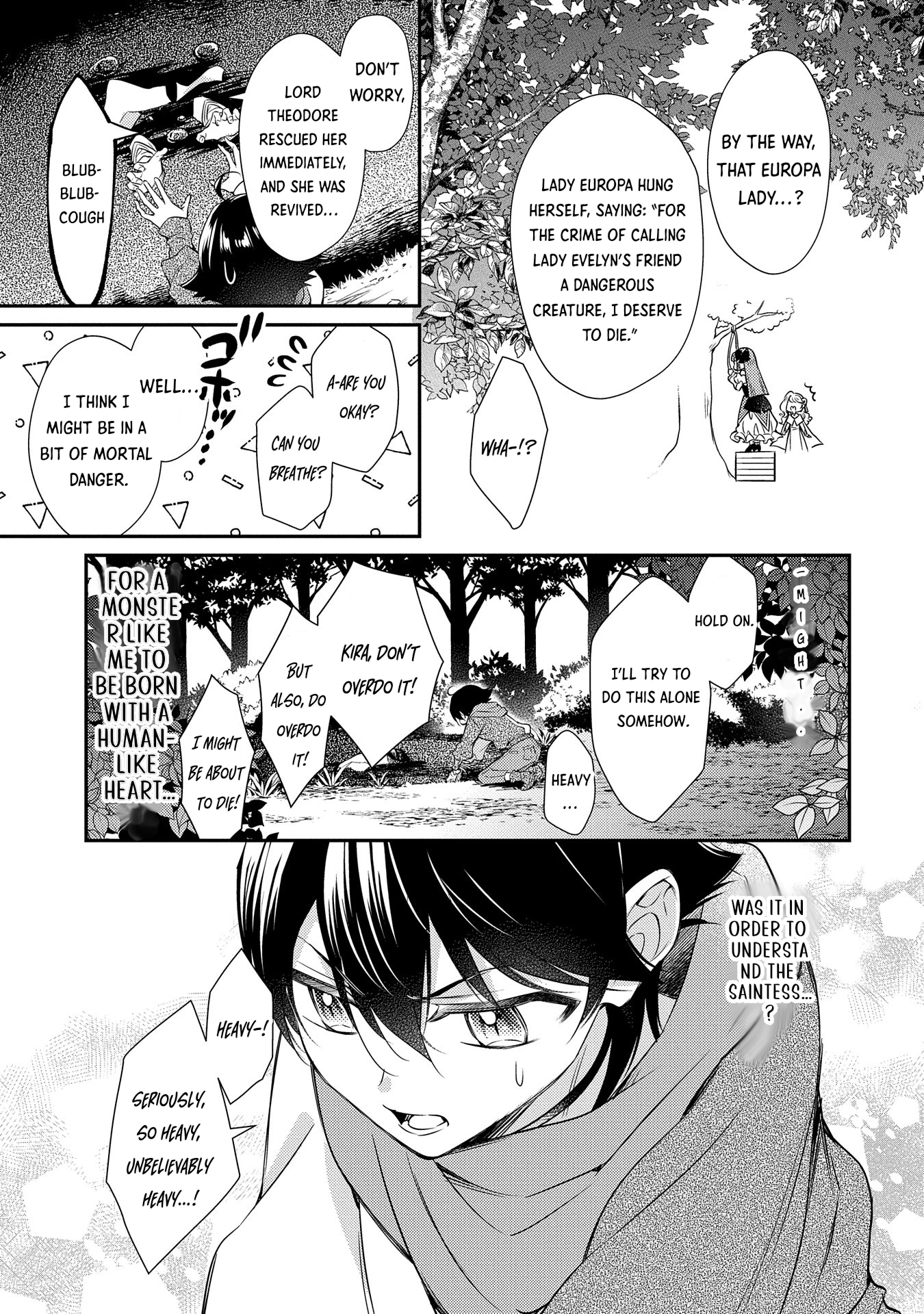 Even Exiled, She's Still the Beloved Saint! St. Evelyn's Weird and Wonderful Friends [Official] Chapter 6 - page 19