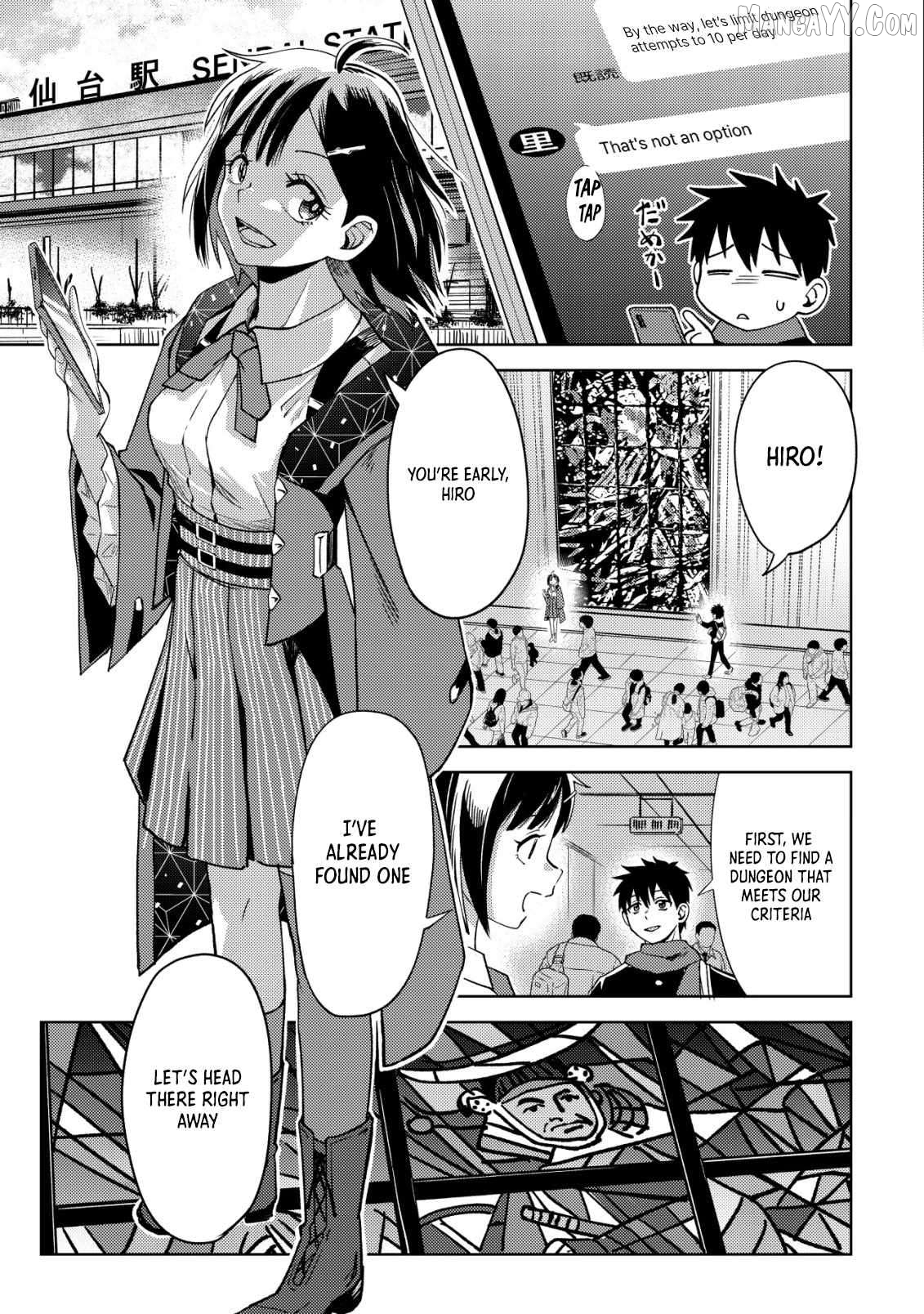 Dungeon Seekers ~Smartphone Appli Kara Hajimaru Gendai Dungeon Seiatsuroku~ Chapter 7 - page 6