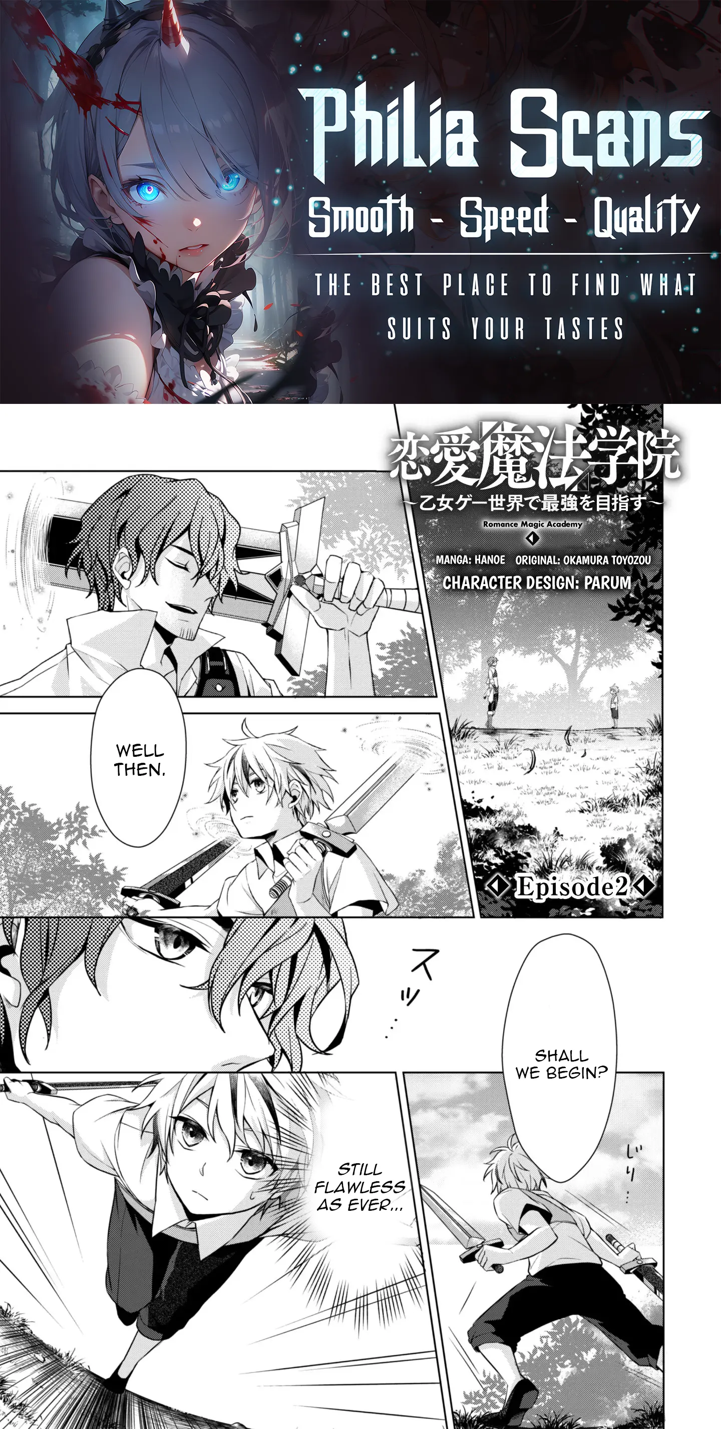 Romance Magic Academy?! Fuck Romance, I’m Here to Become the Strongest! Chapter 2 - page 1