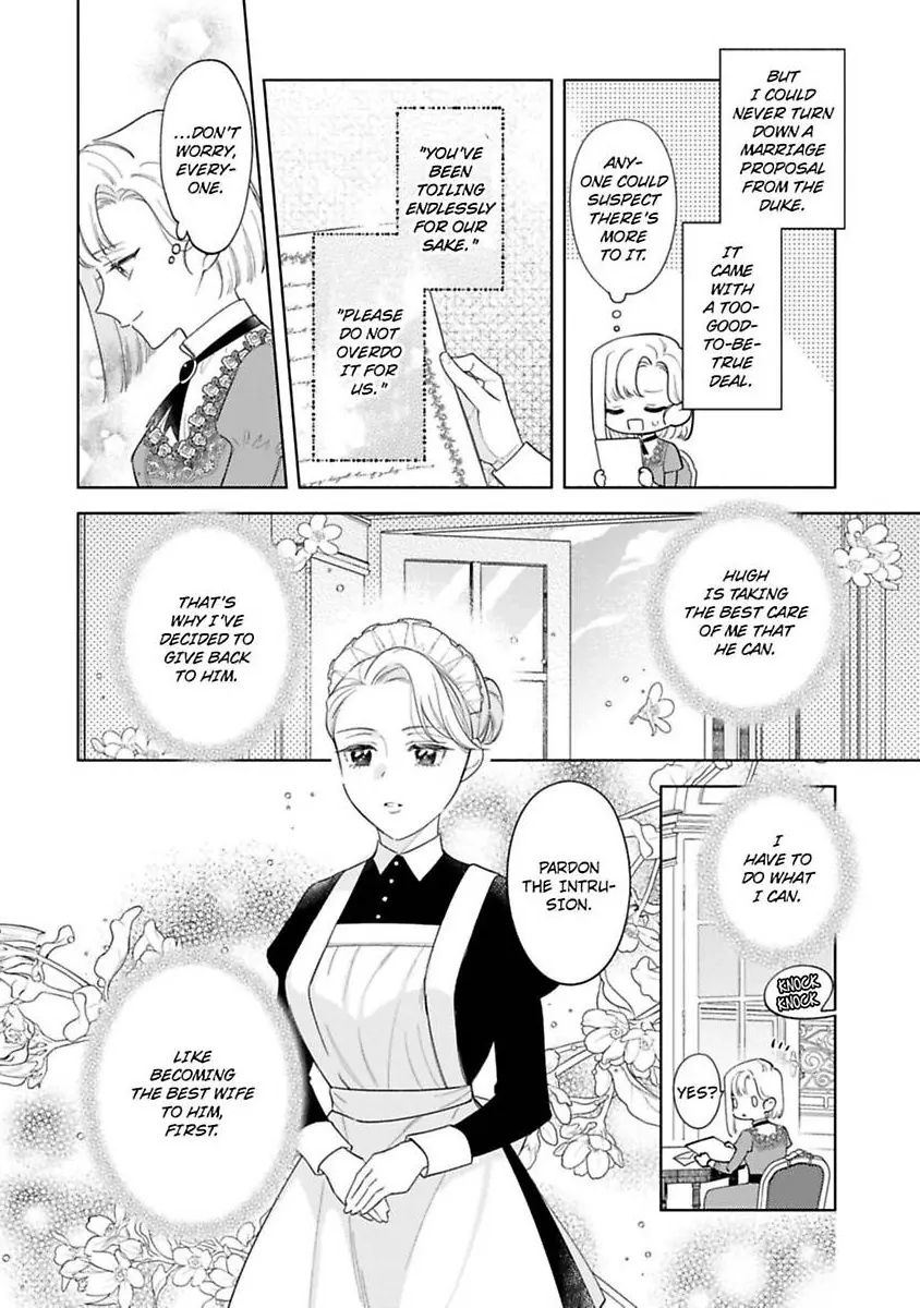 Ookami Kishi-sama ga Watashi wo Sukisugite Sotobori wo Umete Kimasu!? - Dekasegi Reijou Kekkon Monogatari Chapter 4 - page 14