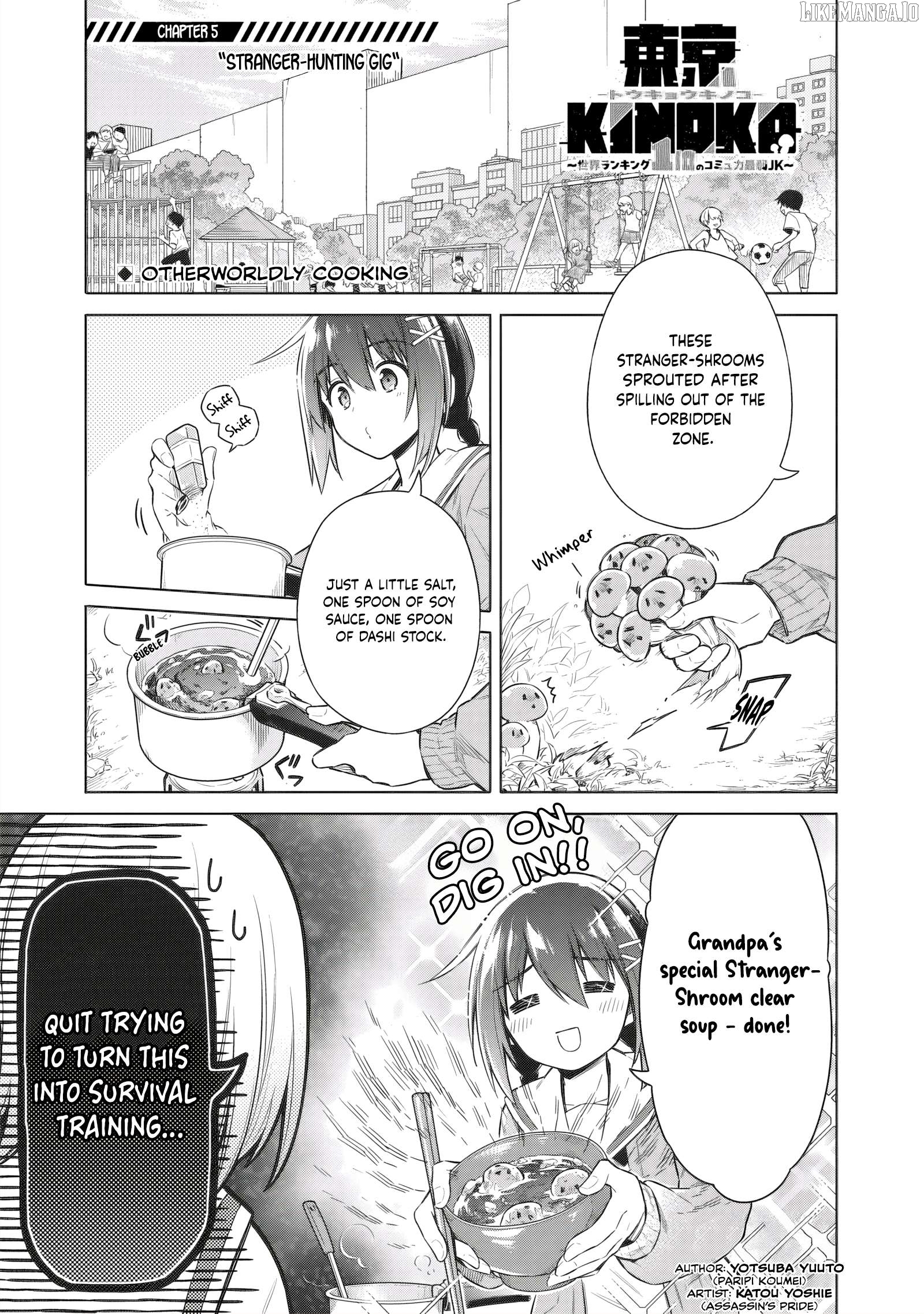 Tokyo KINOKO: The High School Girl with the World's Lowest Ranking Social Skills Chapter 5 - page 1