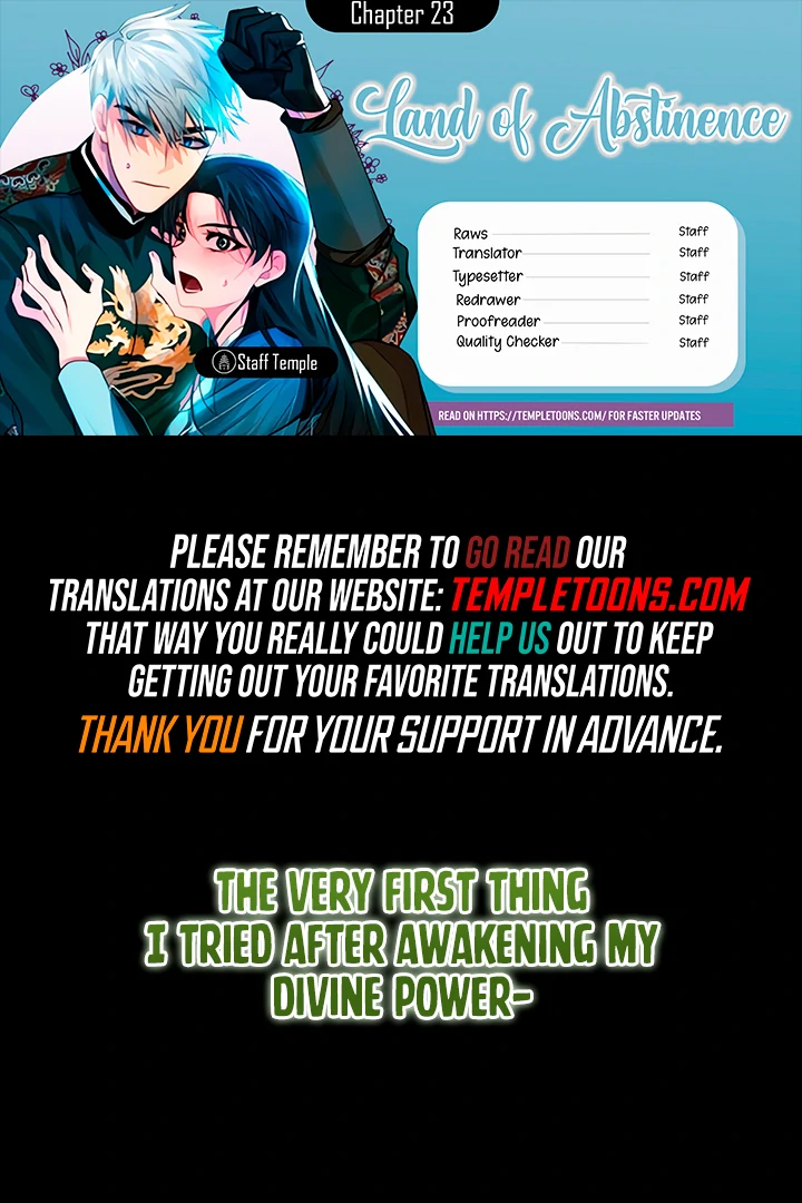 The Land of Abstinence Chapter 23 - page 1