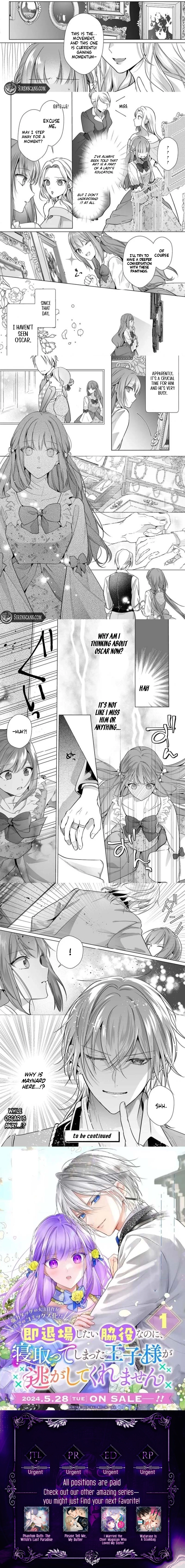 I Just Wanted to Be a Side Character and the Prince’s Guard Captain, But the Prince I Accidentally Stole Won’t Let Me Go Chapter 6 - page 3