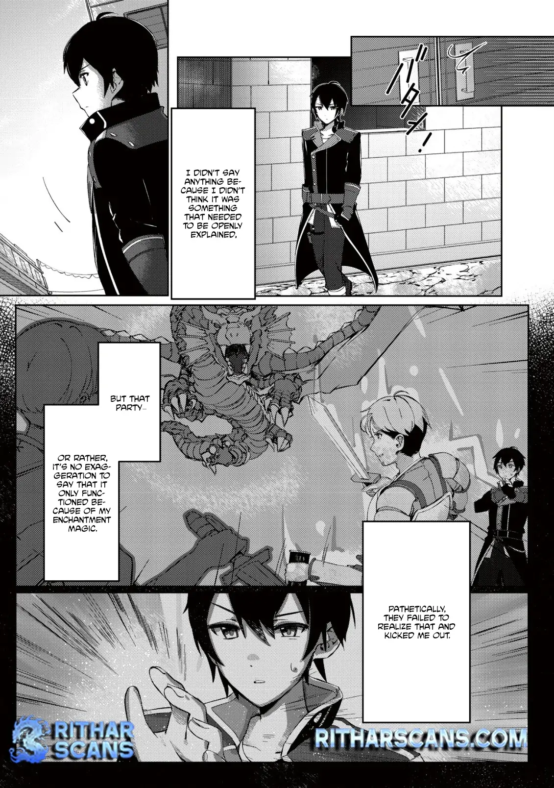 Tsuihousareta Fuyo Mahoutsukai no Nariagari ~Yuusha Party wo Kage kara Sasaeteita to Shiranakatta node Modotte Koi? "Kensei" to "Kenja" no Bishoujo-tachi ni Kakomarete Shiawase nano de Modorimasen~ Chapter 1 - page 9