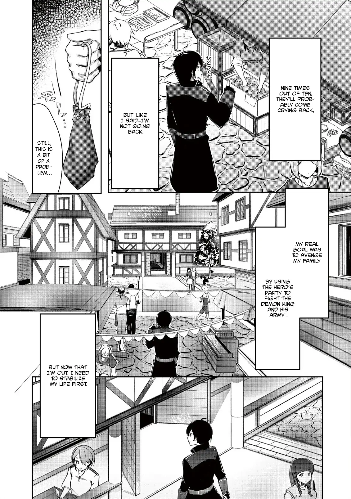 Tsuihousareta Fuyo Mahoutsukai no Nariagari ~Yuusha Party wo Kage kara Sasaeteita to Shiranakatta node Modotte Koi? "Kensei" to "Kenja" no Bishoujo-tachi ni Kakomarete Shiawase nano de Modorimasen~ Chapter 1 - page 10