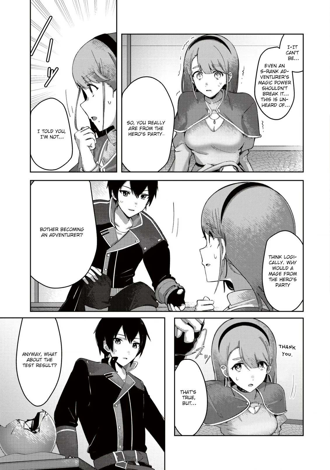 Tsuihousareta Fuyo Mahoutsukai no Nariagari ~Yuusha Party wo Kage kara Sasaeteita to Shiranakatta node Modotte Koi? "Kensei" to "Kenja" no Bishoujo-tachi ni Kakomarete Shiawase nano de Modorimasen~ Chapter 1 - page 24