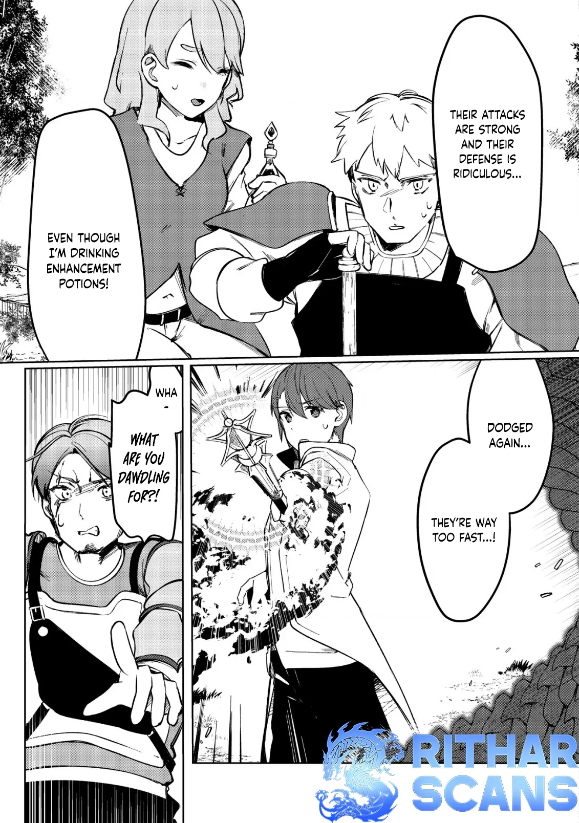 Tsuihousareta Fuyo Mahoutsukai no Nariagari ~Yuusha Party wo Kage kara Sasaeteita to Shiranakatta node Modotte Koi? "Kensei" to "Kenja" no Bishoujo-tachi ni Kakomarete Shiawase nano de Modorimasen~ Chapter 4 - page 4