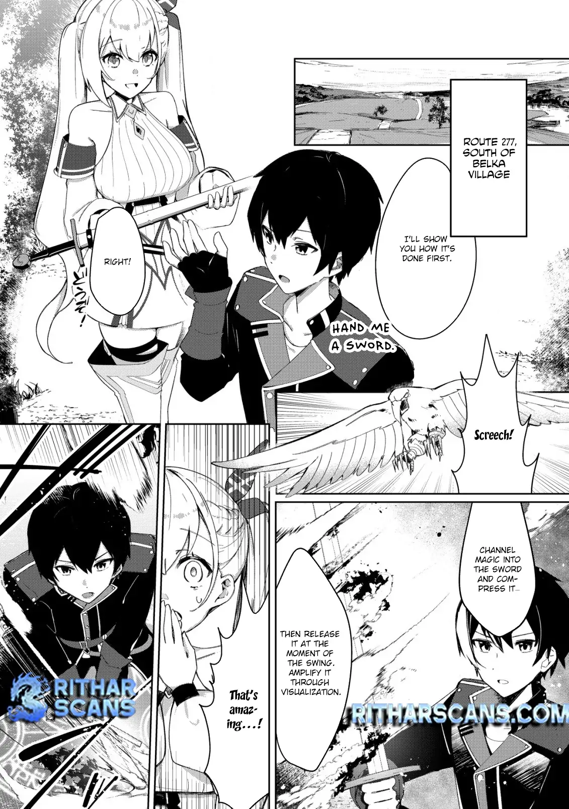 Tsuihousareta Fuyo Mahoutsukai no Nariagari ~Yuusha Party wo Kage kara Sasaeteita to Shiranakatta node Modotte Koi? "Kensei" to "Kenja" no Bishoujo-tachi ni Kakomarete Shiawase nano de Modorimasen~ Chapter 5 - page 13